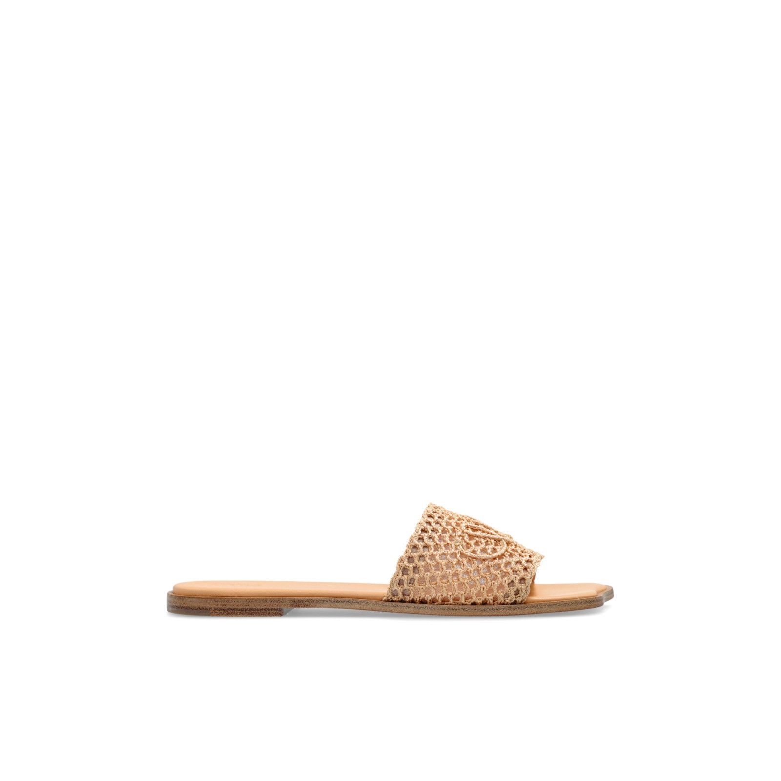 Chloe Chloe Flower Beige Raffia Leather Flip Flops New & Authentic Size US 8 / IT 38 - 5 Thumbnail