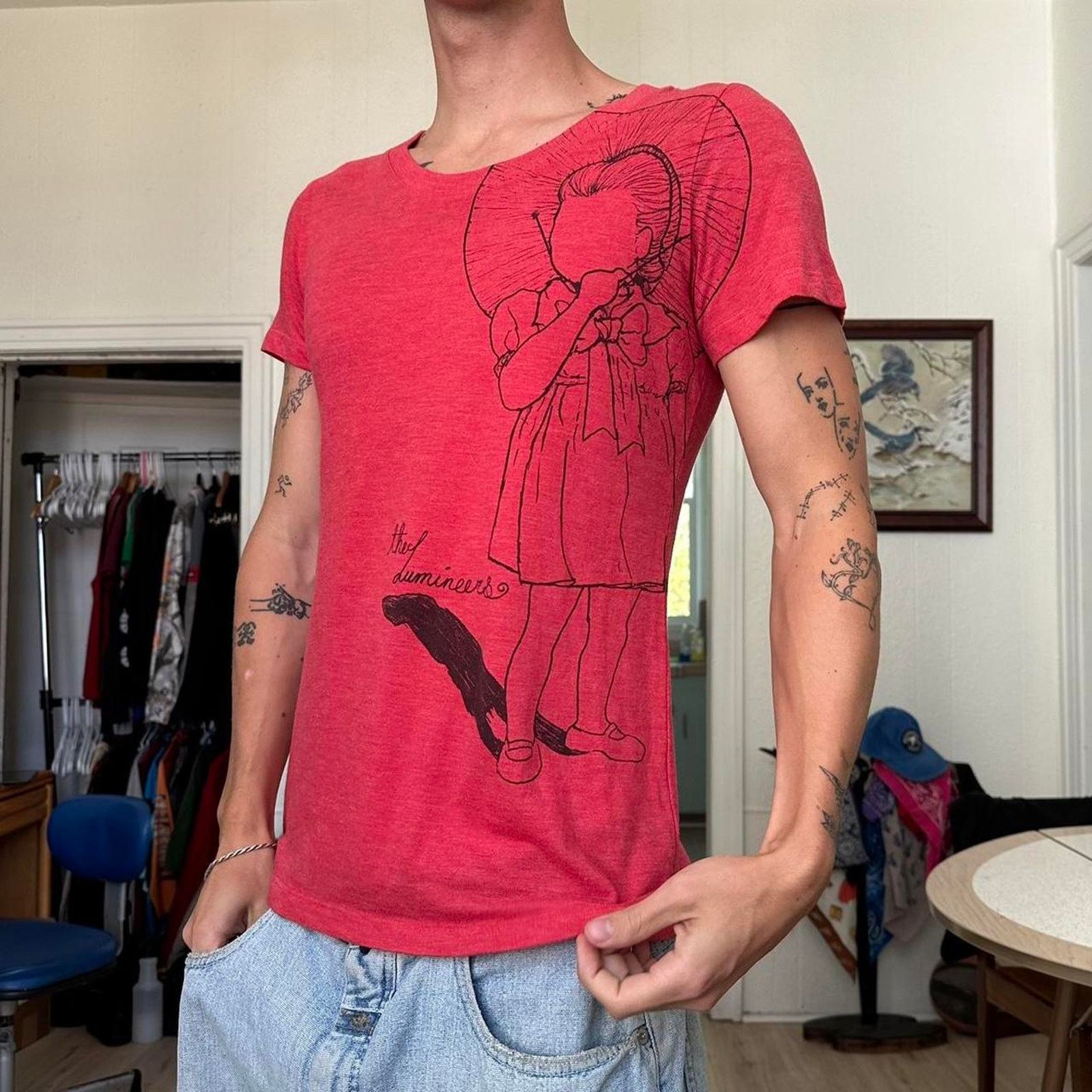 Band Tees Vintage 2000s Alt The Lumineers Graphic Band Tee Shirt Size XL / US 12-14 / IT 48-50 - 2 Thumbnail
