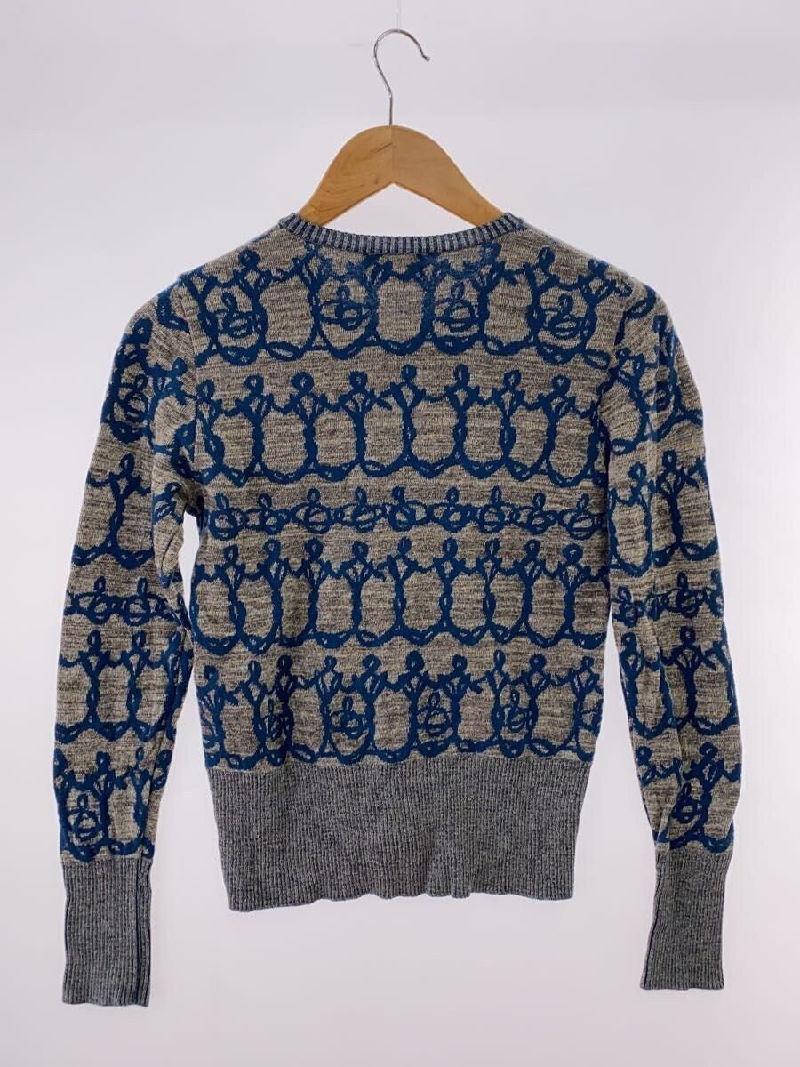 Vivienne Westwood Orb Pattern Cotton Knit Cardigan Size M / US 6-8 / IT 42-44 - 2 Thumbnail