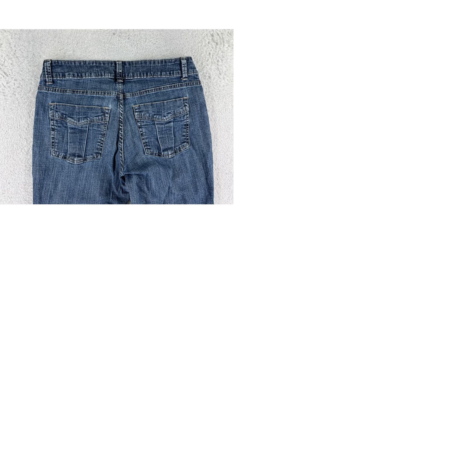 Lee Lee Blue Denim Bootcut Jeans 28 Women's Pants Mid Rise Pockets Cotton Blend Denim Size 28" / US 6 / IT 42 - 10 Thumbnail