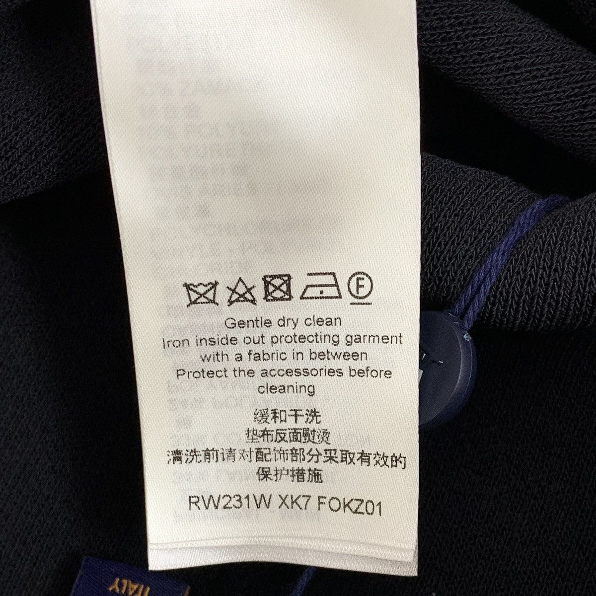 Louis Vuitton Louis Vuitton 2023 Navy Long Wool Skirt K26WX Size 27" / US 4 / IT 40 - 7 Thumbnail