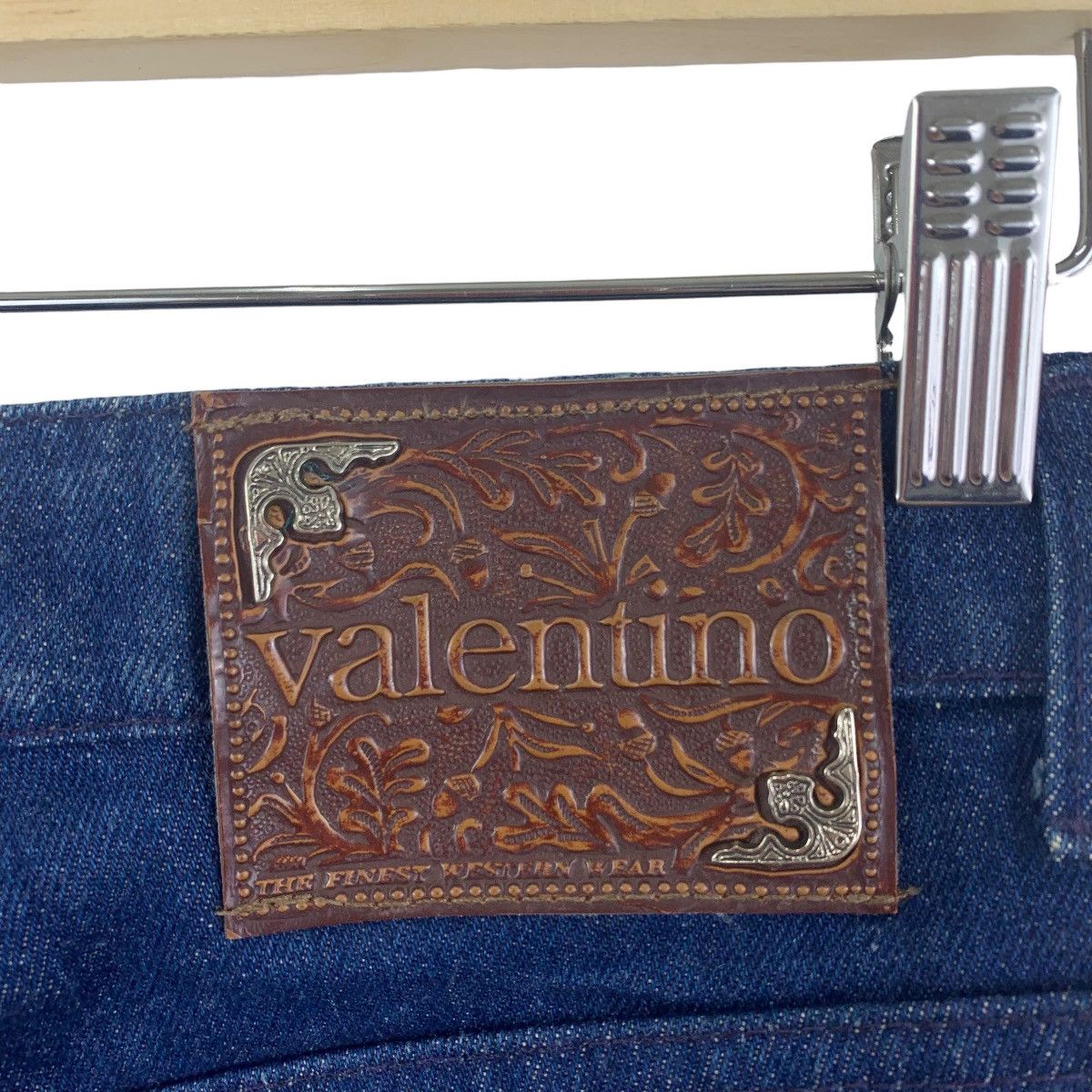 Valentino × Vintage Vintage VALENTINO jeans Size 30" / US 8 / IT 44 - 23 Thumbnail