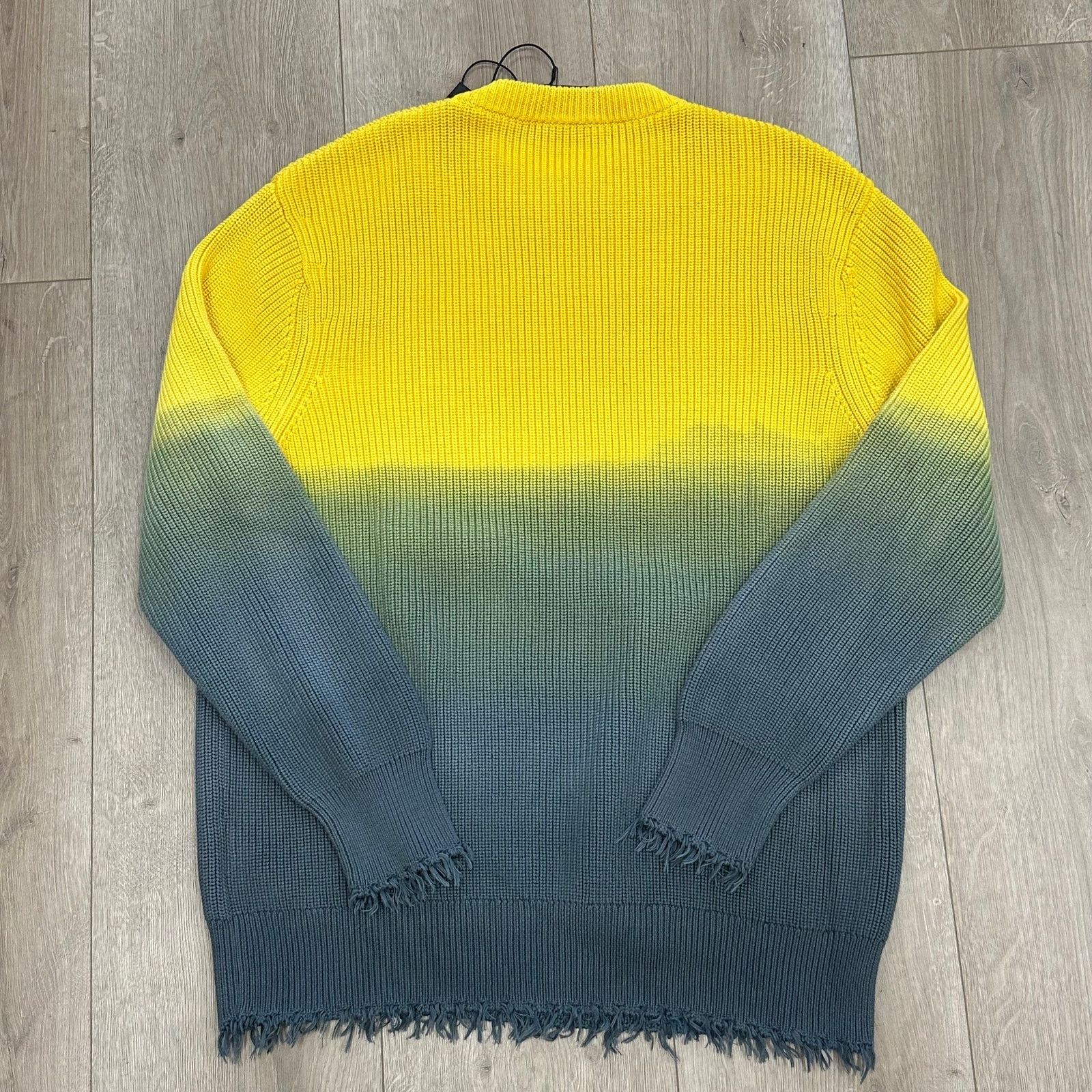 Supreme Mauna-Kea ombré gradient knit sweater pullover yellow Medium Size US M / EU 48-50 / 2 - 2 Thumbnail