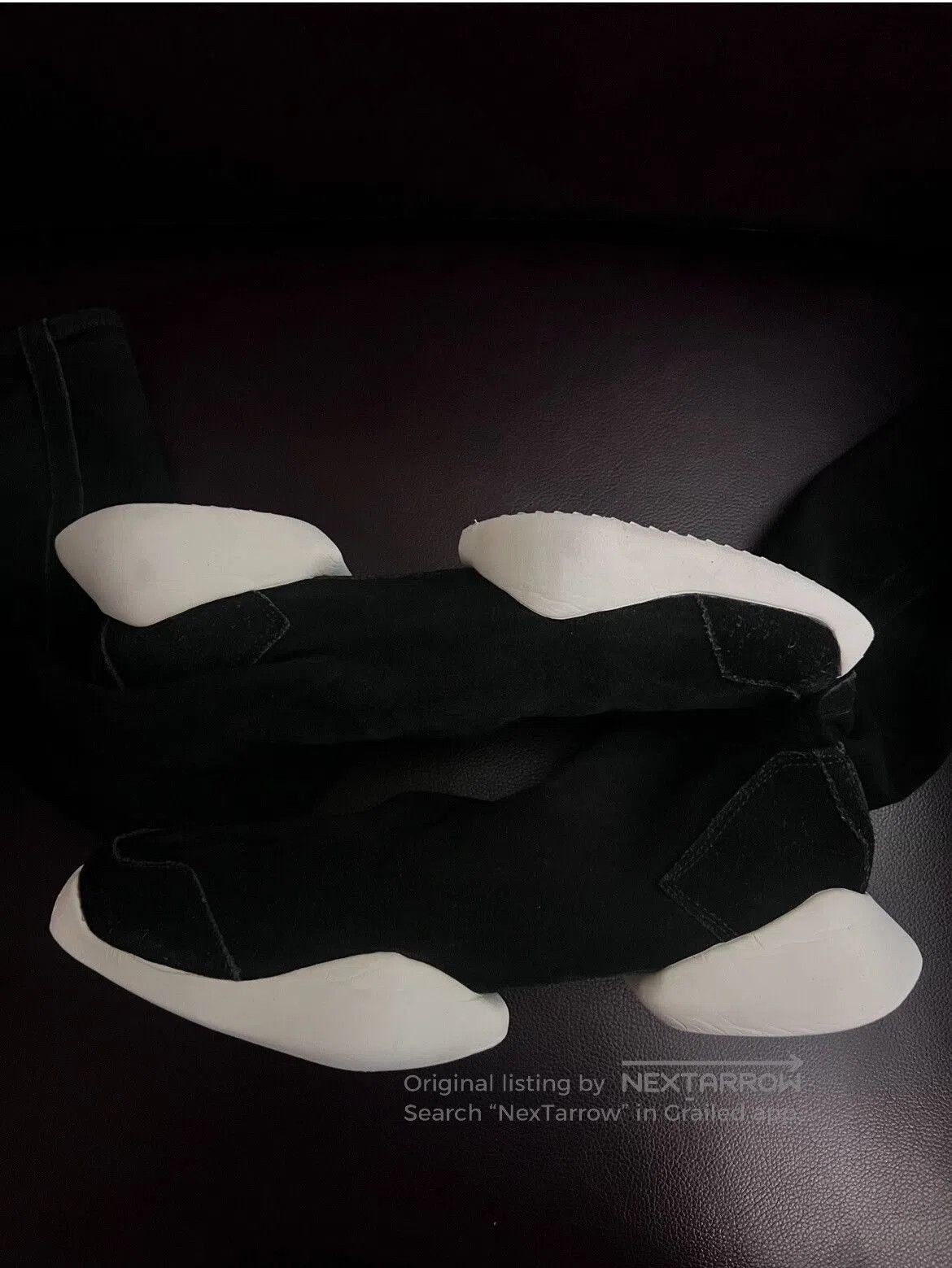 Rick Owens Rick Owens Suede High-Top Boots. Size US 10 / EU 43 - 2 Thumbnail