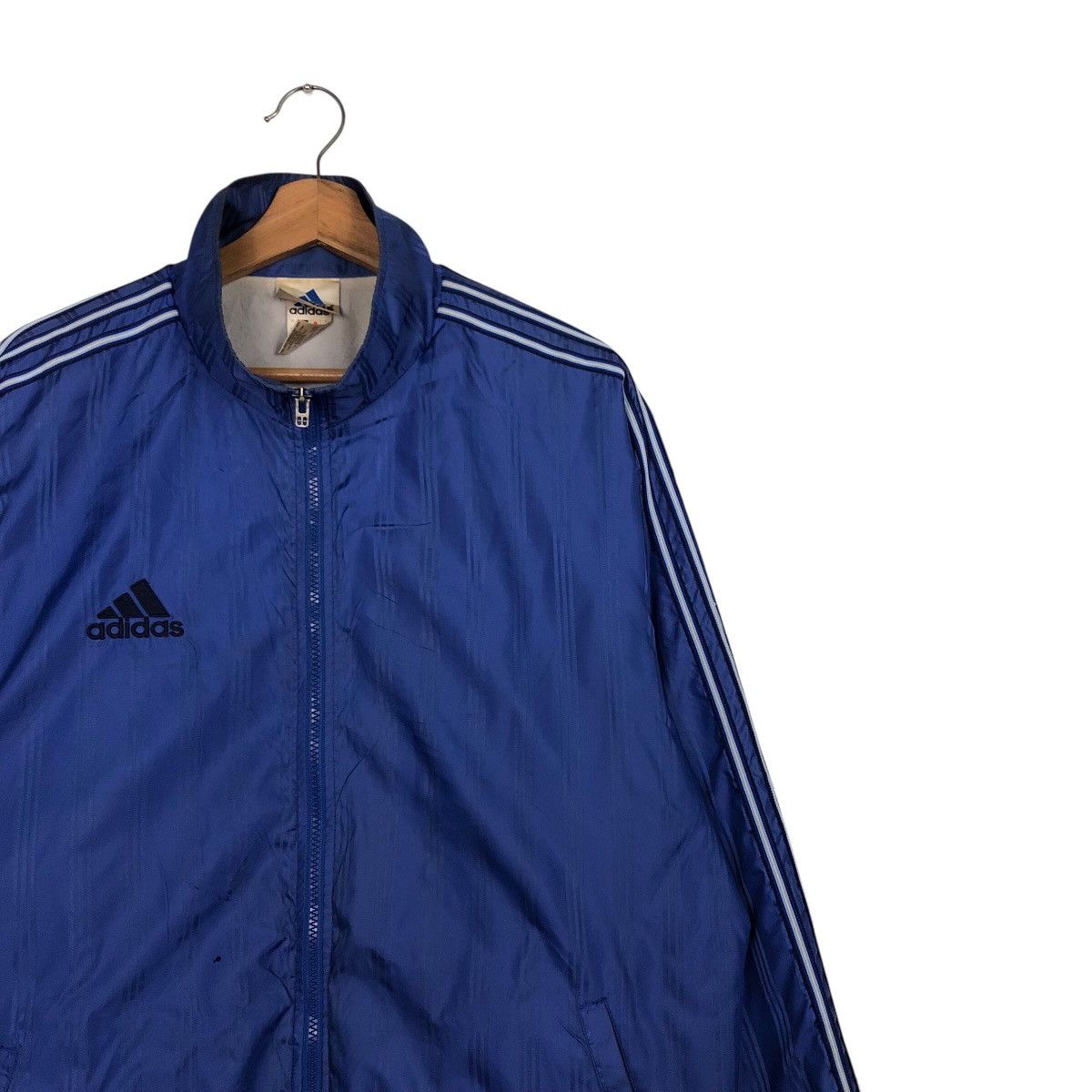 Adidas 📌Vintage Zipper Light Jacket Adidas Striped Size US M / EU 48-50 / 2 - 7 Thumbnail