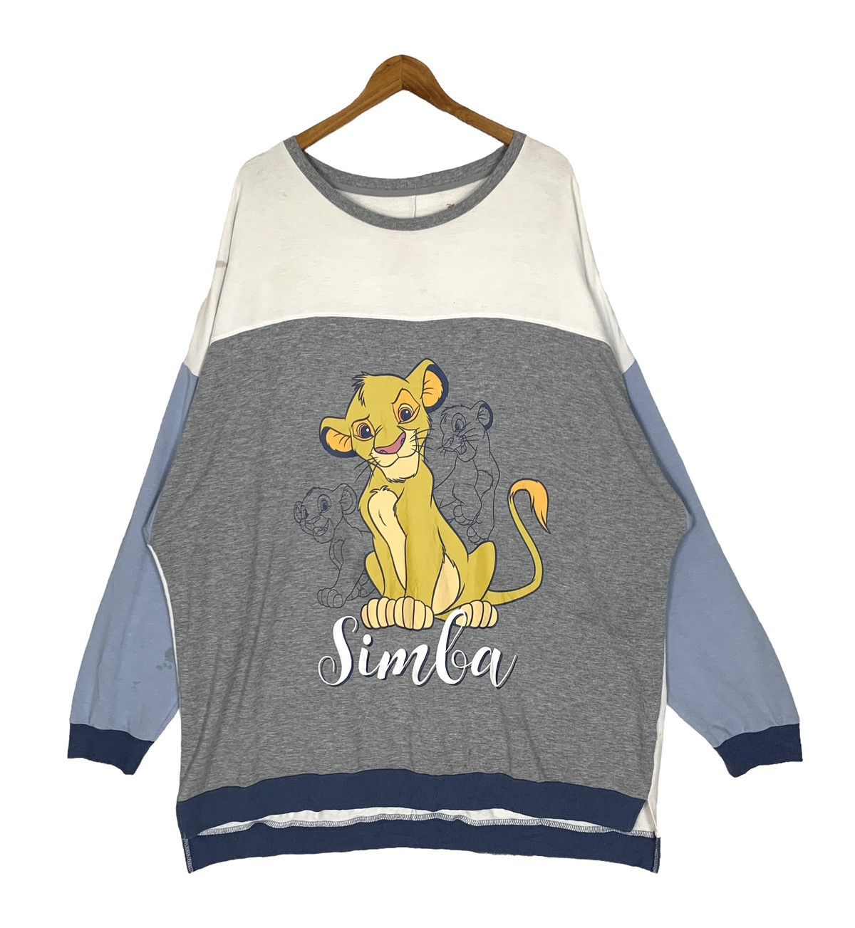 Vintage Disney The Lion King Simba Big Size Sweatshirt