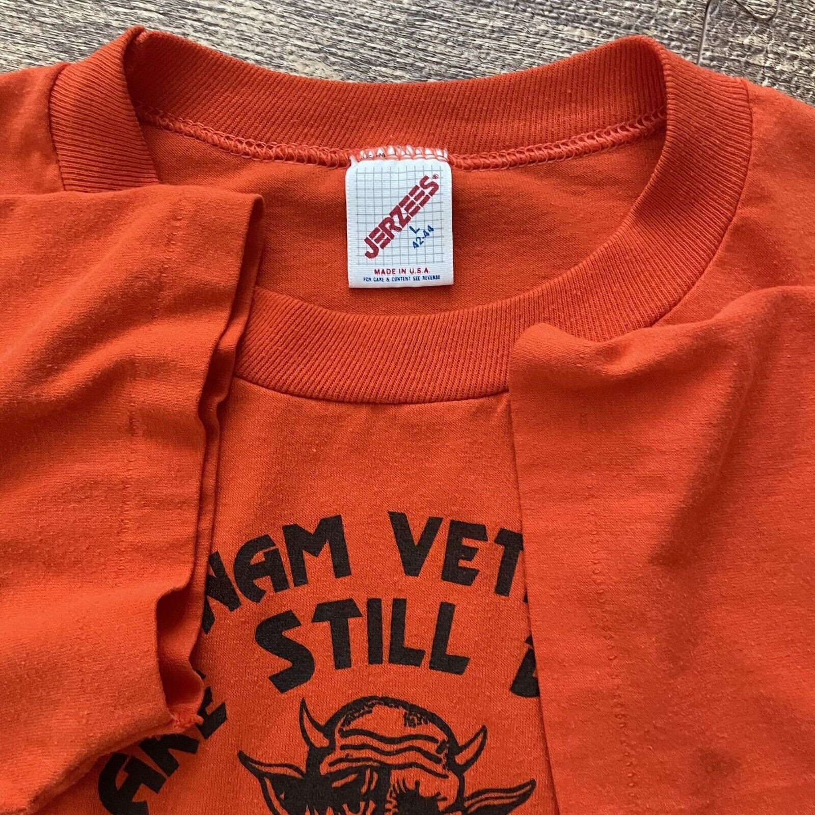 Vintage Vintage Agent Orange T-Shirt Size L Dioxin Vietnam War POW Size US L / EU 52-54 / 3 - 4 Thumbnail