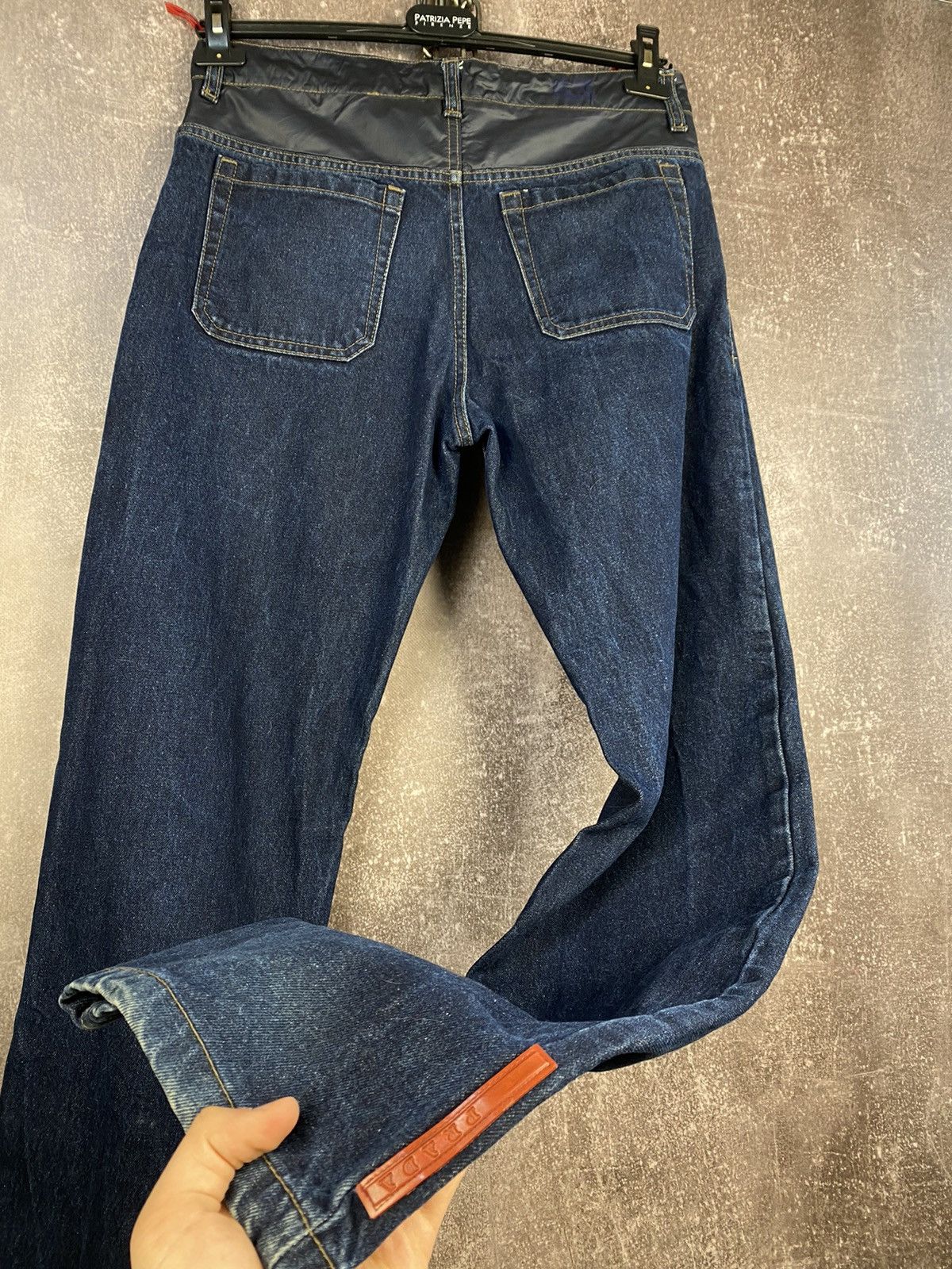 Prada PRADA Jeans Blue Denim Wash Nylon Y2K Vintage red tab Size US 32 / EU 48 - 4 Thumbnail