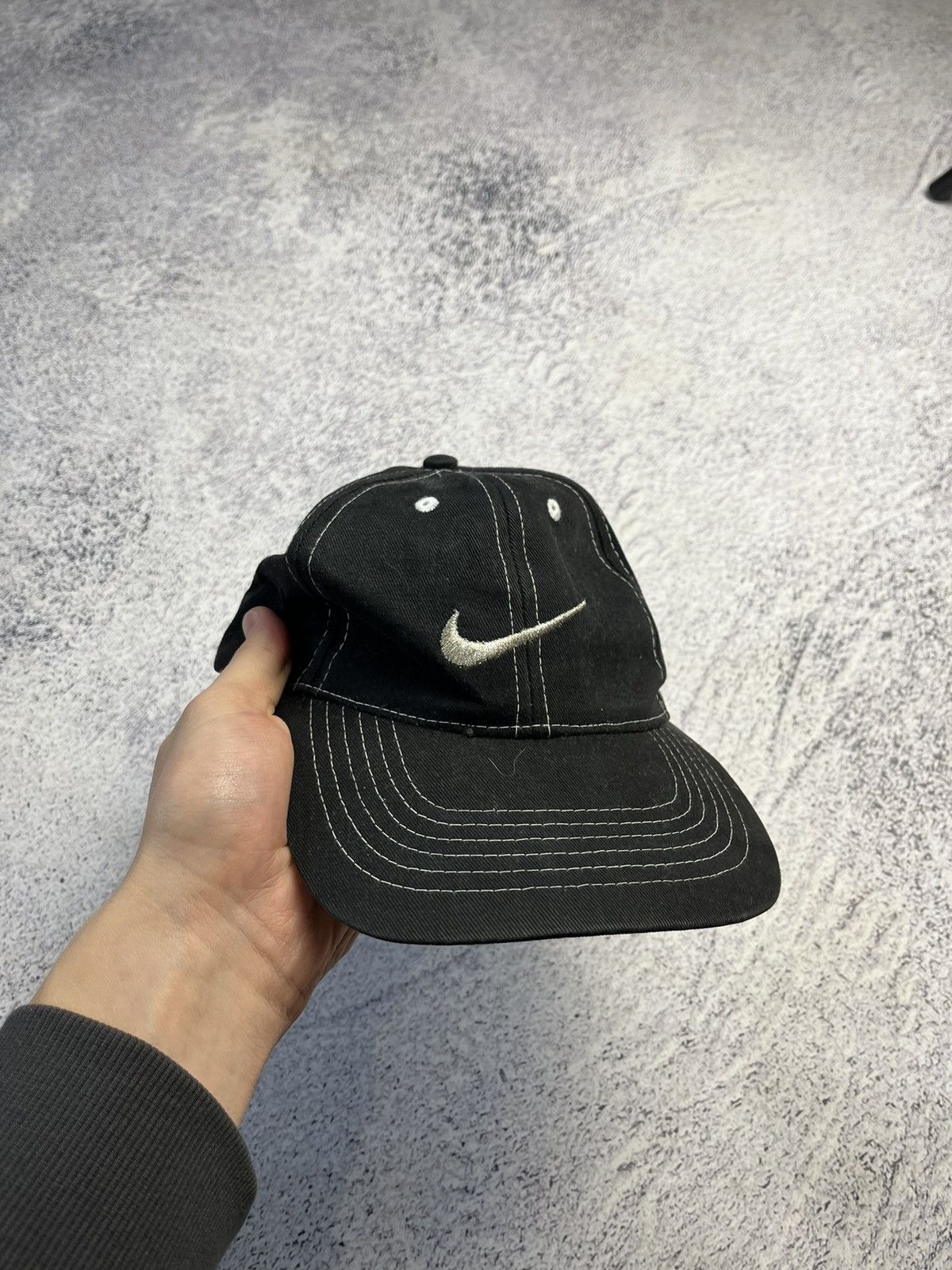 Nike Vintage Nike Cap Hat Small Logo Swoosh One Size Size ONE SIZE - 8 Thumbnail