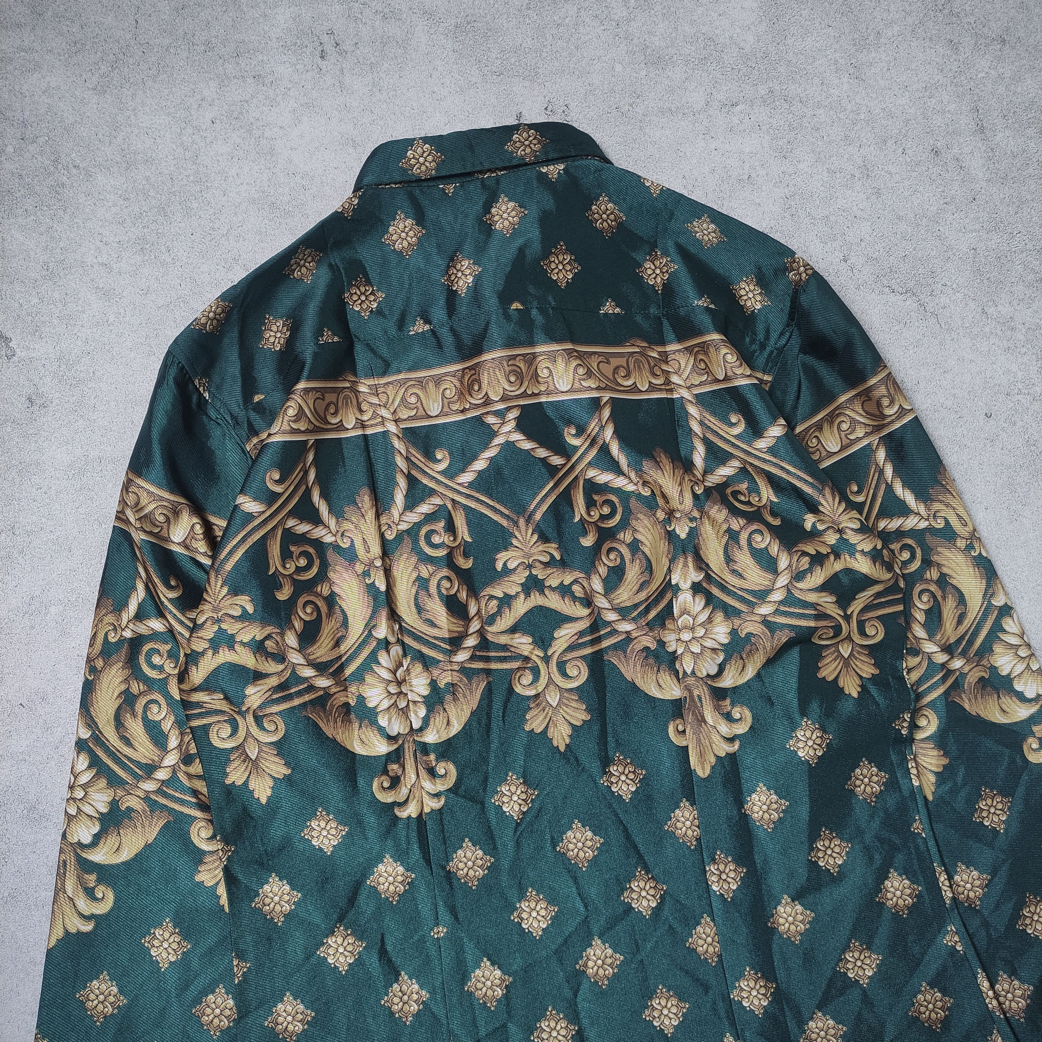 If Six Was Nine × Le Grande Bleu (L.G.B.) × Tornado Mart Tornado Mart Silk Japanese Brand Size US L / EU 52-54 / 3 - 9 Thumbnail
