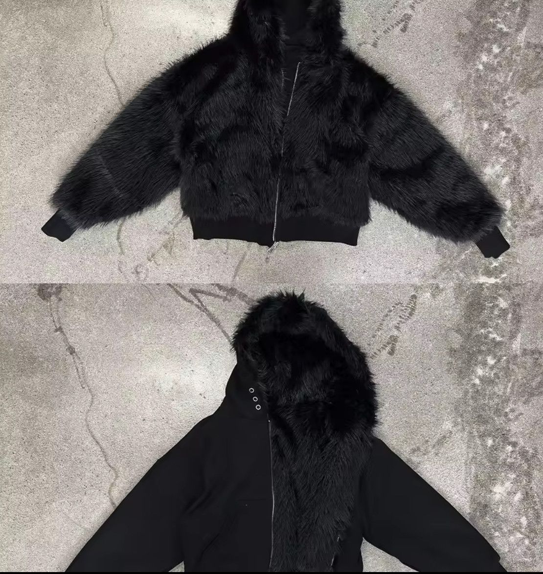 Other Winter Fur Lined Hoodie High Street Urban Fashion Size XL / US 12-14 / IT 48-50 - 2 Thumbnail