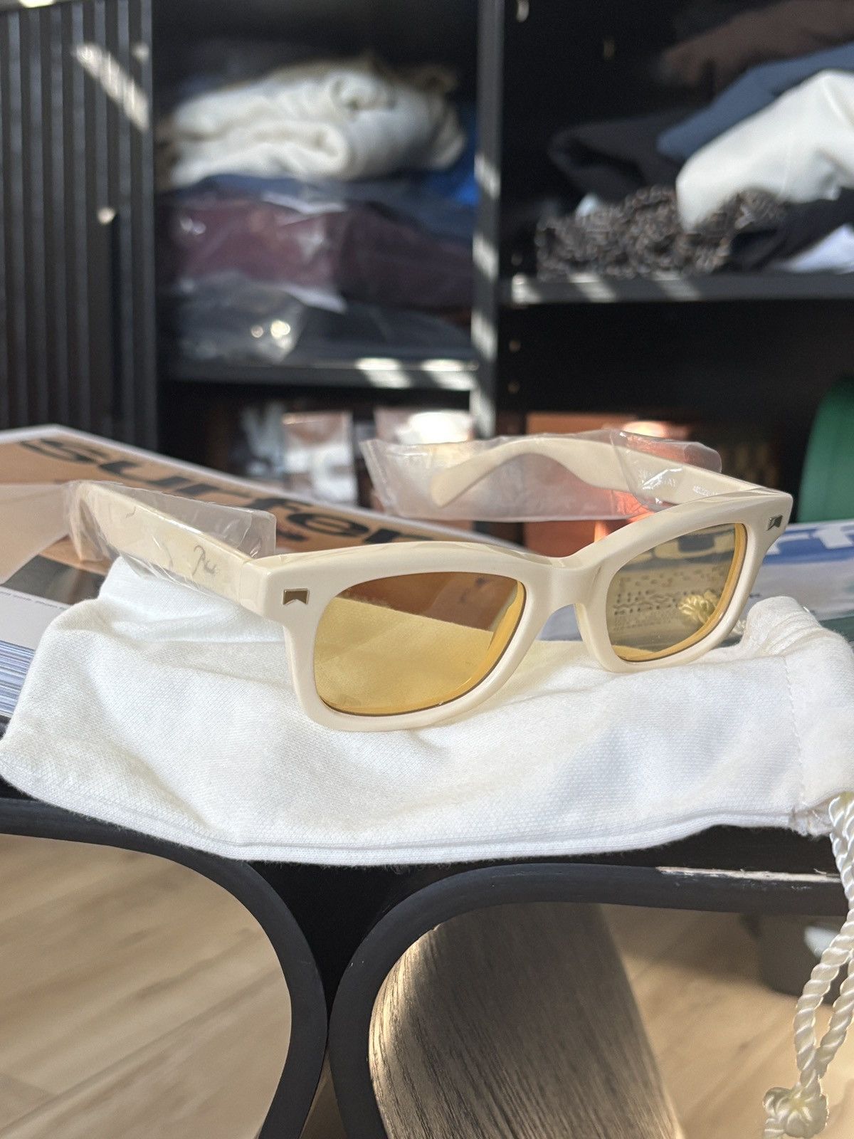 Rhude RHUDE - SUN RHAY LOGO RODEO SUNGLASSES Size ONE SIZE - 1 Thumbnail
