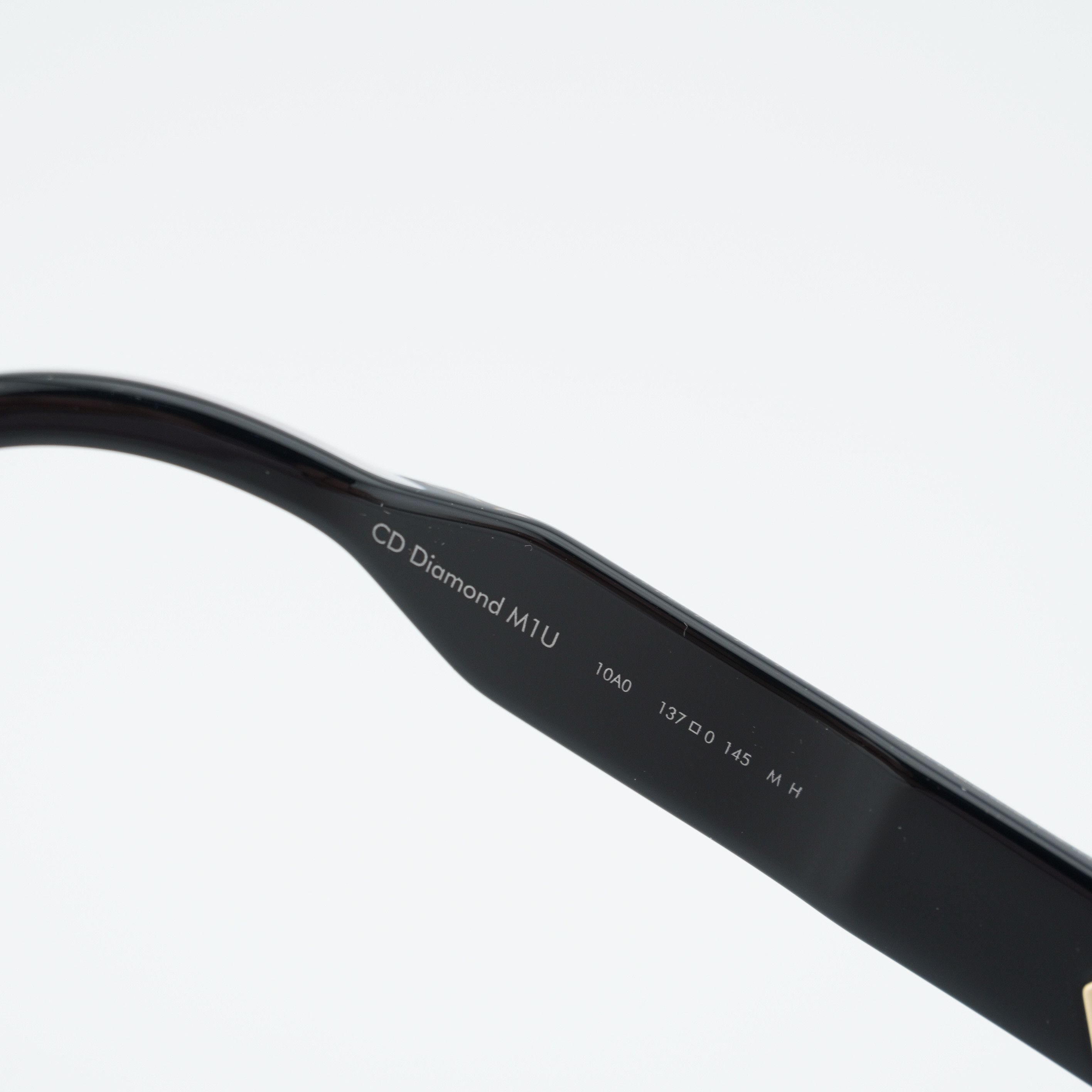 Dior Dior CD DIAMOND M1U 10A0 Sunglasses Black Shield Frame Size ONE SIZE - 9 Thumbnail
