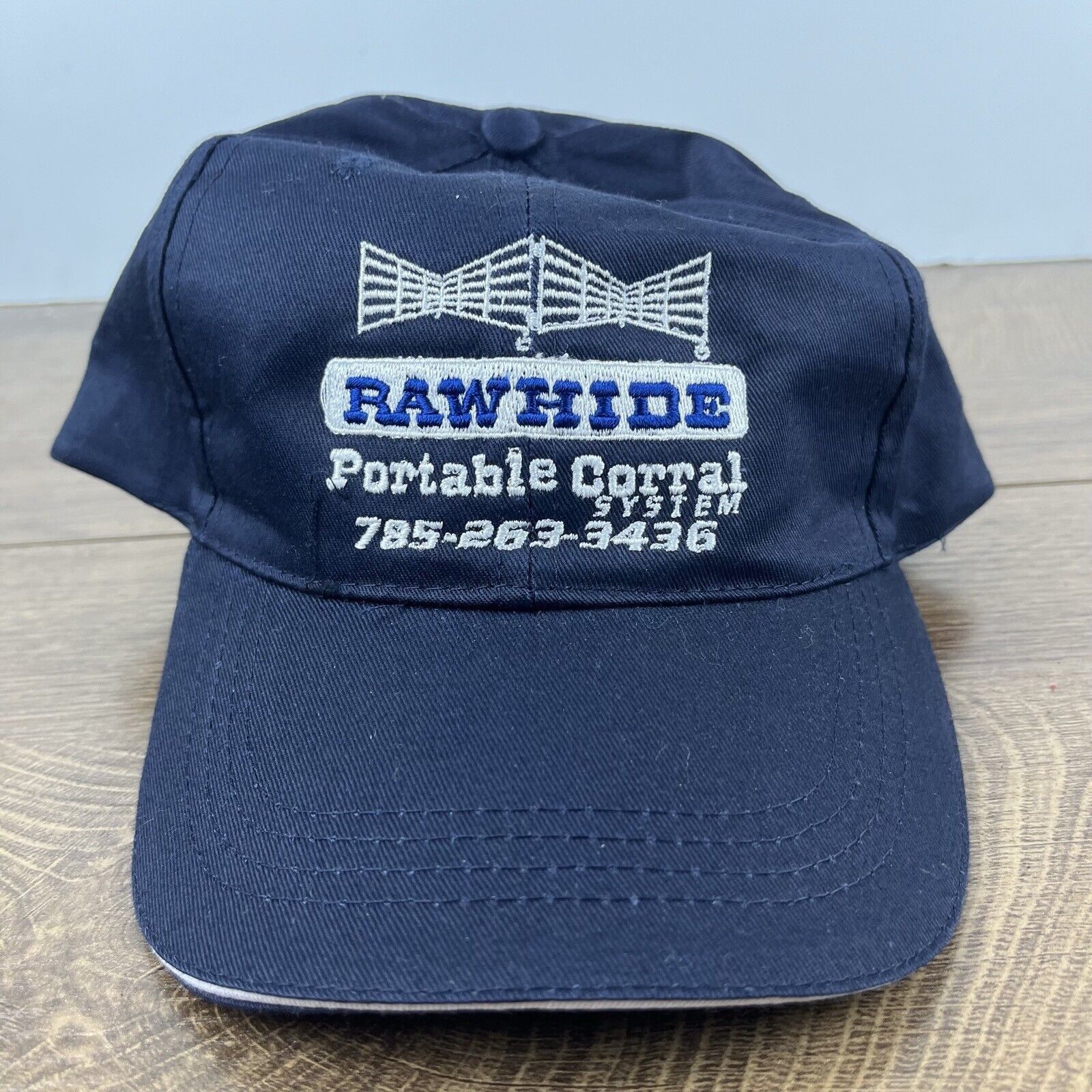 Other Rawhide Portable Corral Hat Blue Cap Hat Adjustable Hat Blue Size ONE SIZE - 2 Thumbnail
