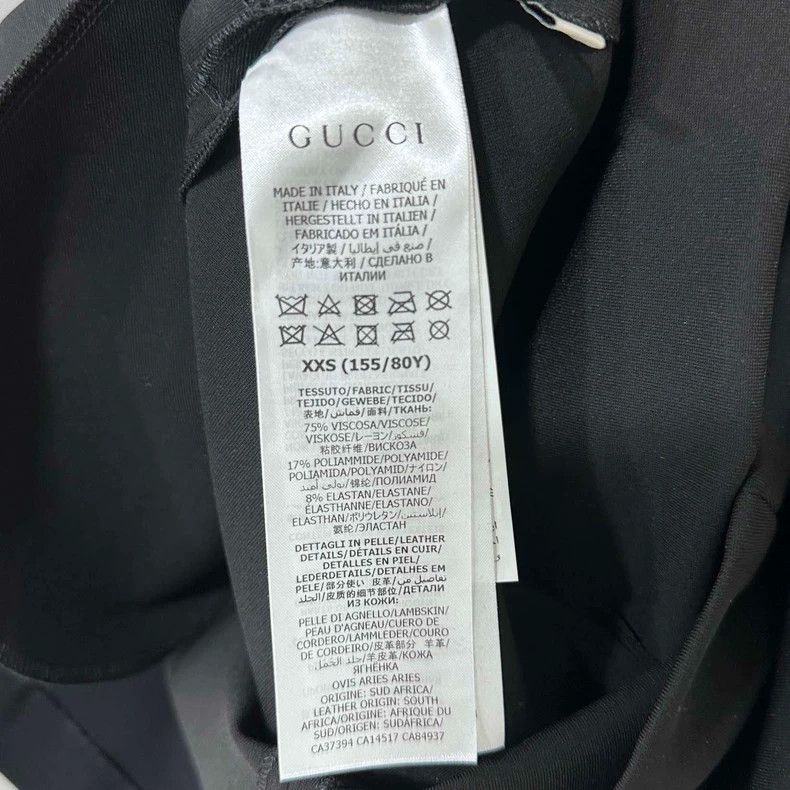 Gucci Gucci Black horse buckle waistless sleeveless dress 2506-Ne Size XXS / US 00 / IT 34 - 5 Thumbnail