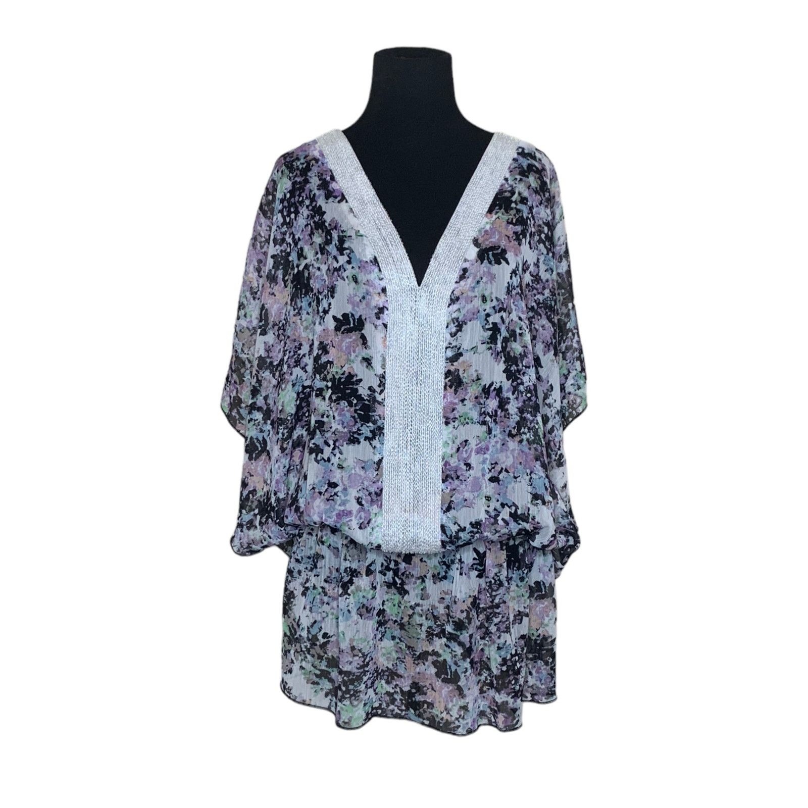 Badgley Mischka Badgley Mischka Fiona sheer floral Fiona Tunic size Large Size L / US 10 / IT 46 - 9 Thumbnail