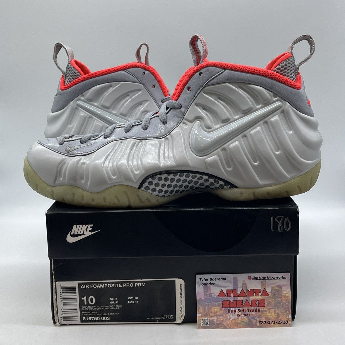 Nike Nike air foamposite pure platinum Size US 10 / EU 43 - 1 Thumbnail