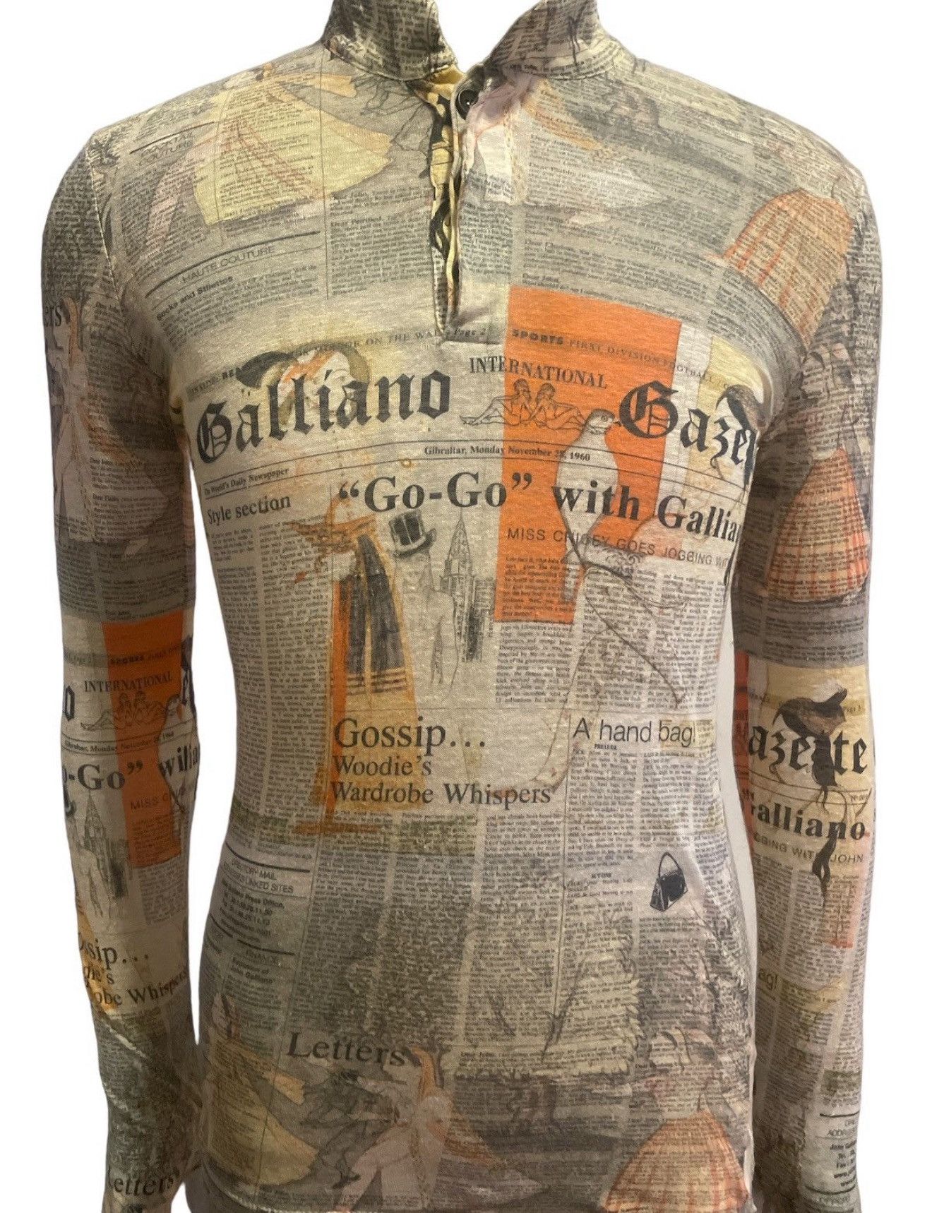 John Galliano John Galliano gazette Runway linen top Spring 2009 Size US S / EU 44-46 / 1 - 3 Thumbnail