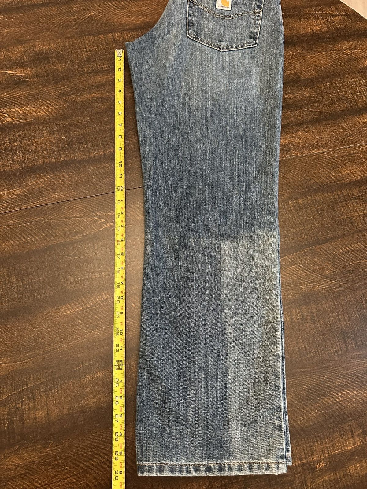 Carhartt Carhartt Relaxed Fit Denim Jeans Mens 33x30-Crazy Fading Size US 33 - 4 Thumbnail