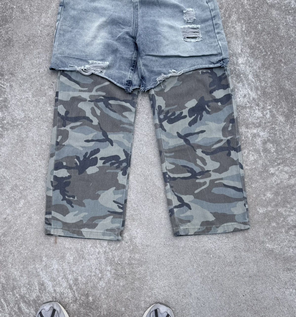 Japanese Brand Vintage Y2K streetwear track oversized Japan wide jeans Size US 30 / EU 46 - 5 Thumbnail