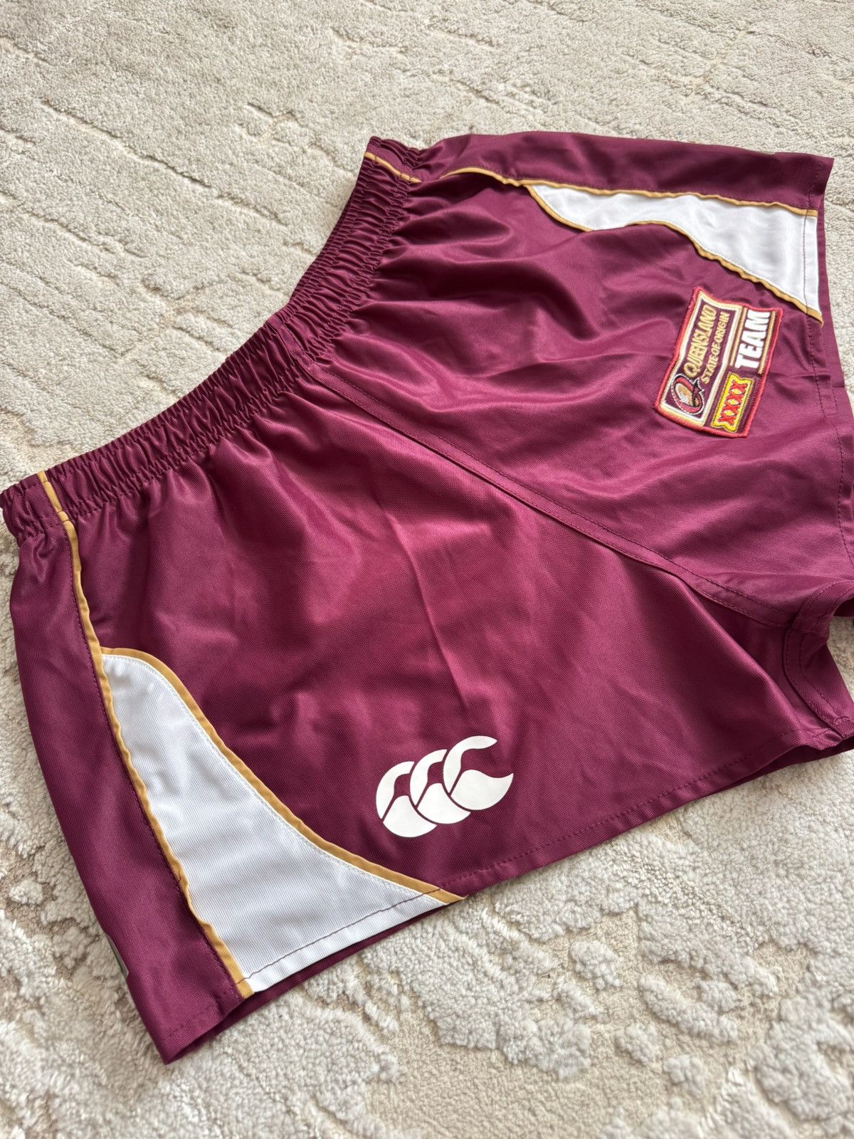 Canterbury of New Zealand × Vintage Vintage Queensland Of Origin Canterbury Rugby Shorts Jersey Size US 34 / EU 50 - 4 Thumbnail