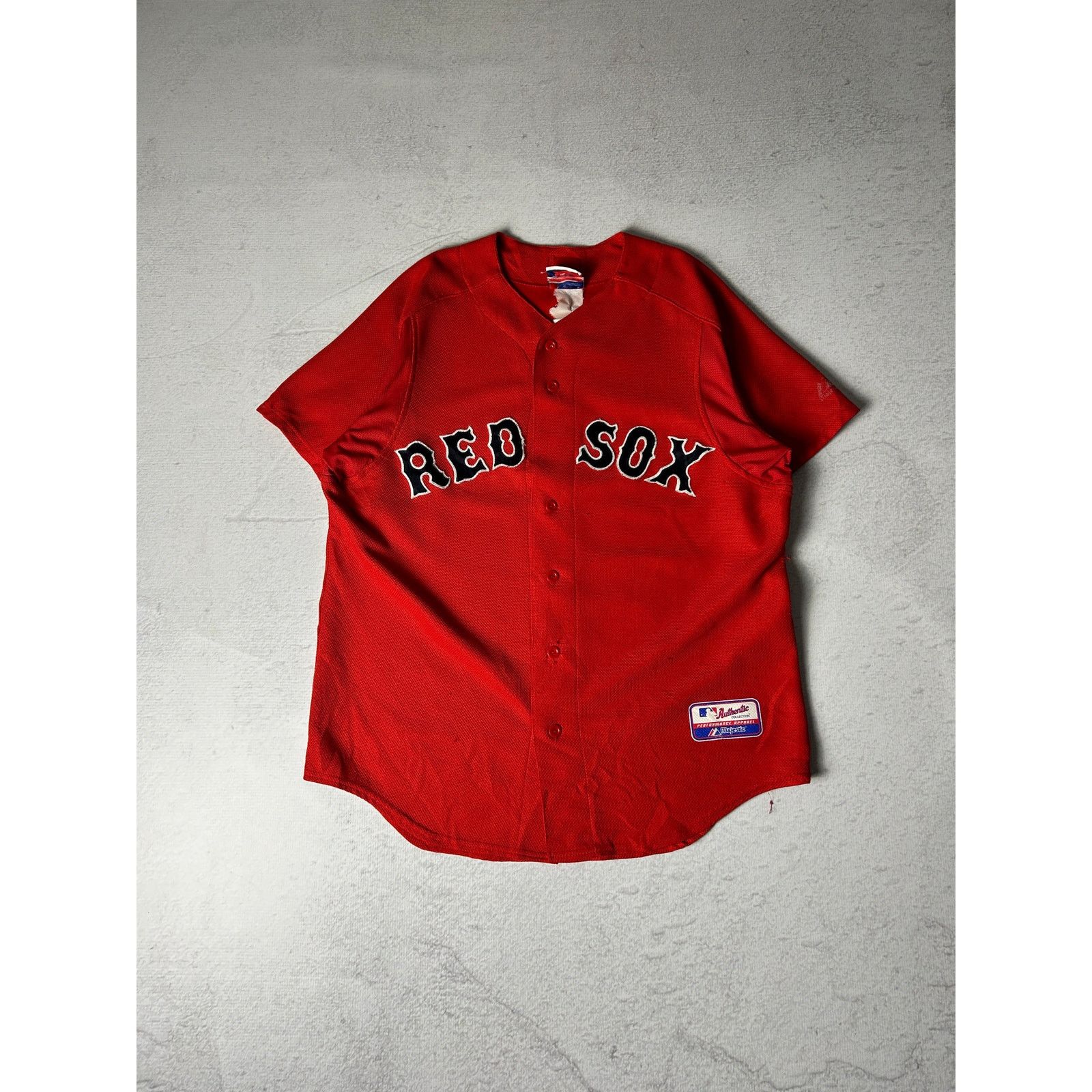 MLB Vintage MLB Boston Redsox Red Jersey - Men's XL Tops Size US XL / EU 56 / 4 - 1 Thumbnail