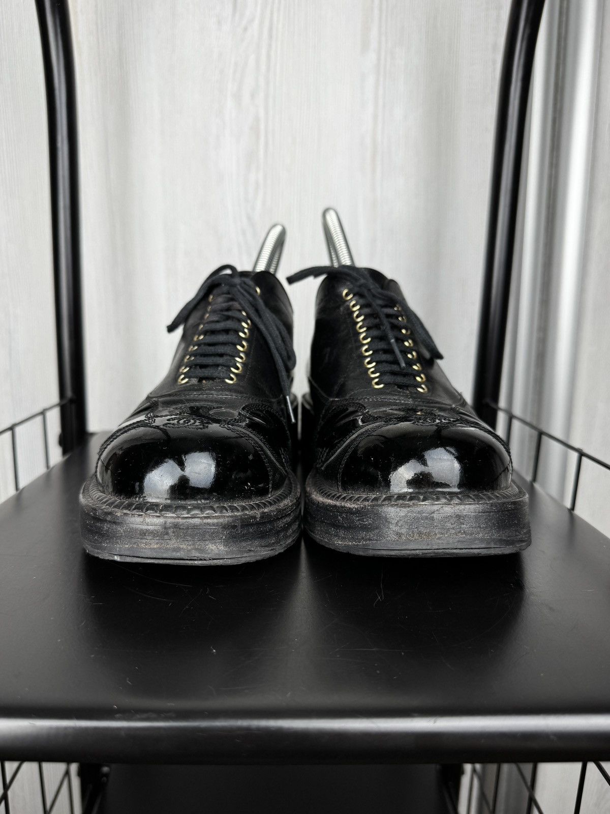 Chanel CHANEL 'CC' Logo Utah Eagle Oxford Vintage Shoes size 39C Size US 8 / IT 38 - 8 Thumbnail