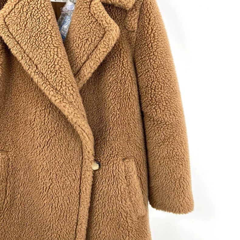 Max Mara Max Mara Brown Teddy Bear Cropped Coat Size S / US 4 / IT 40 - 4 Thumbnail