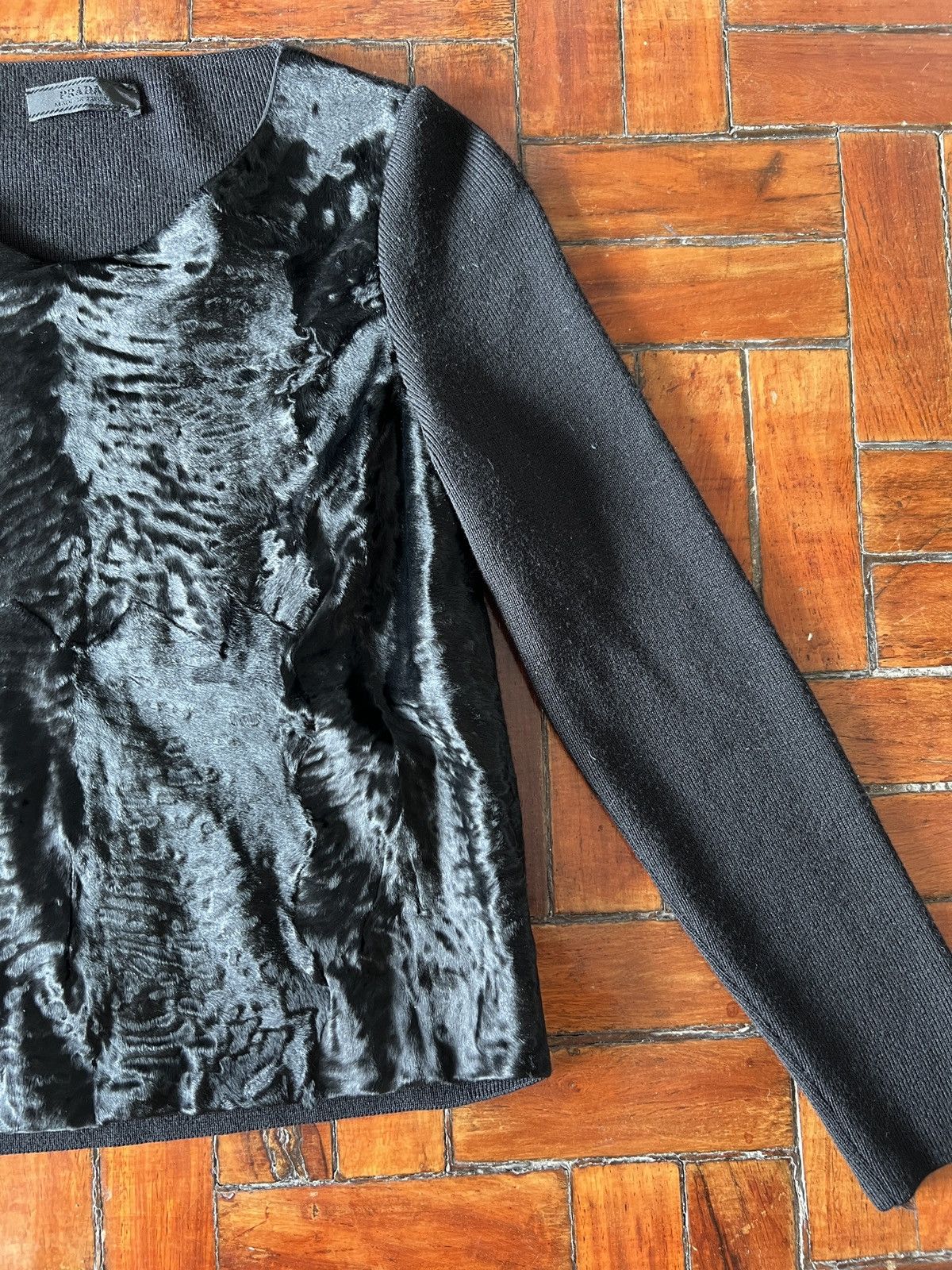 Prada Prada Fall 1998 astrakhan sweater Size S / US 4 / IT 40 - 9 Thumbnail