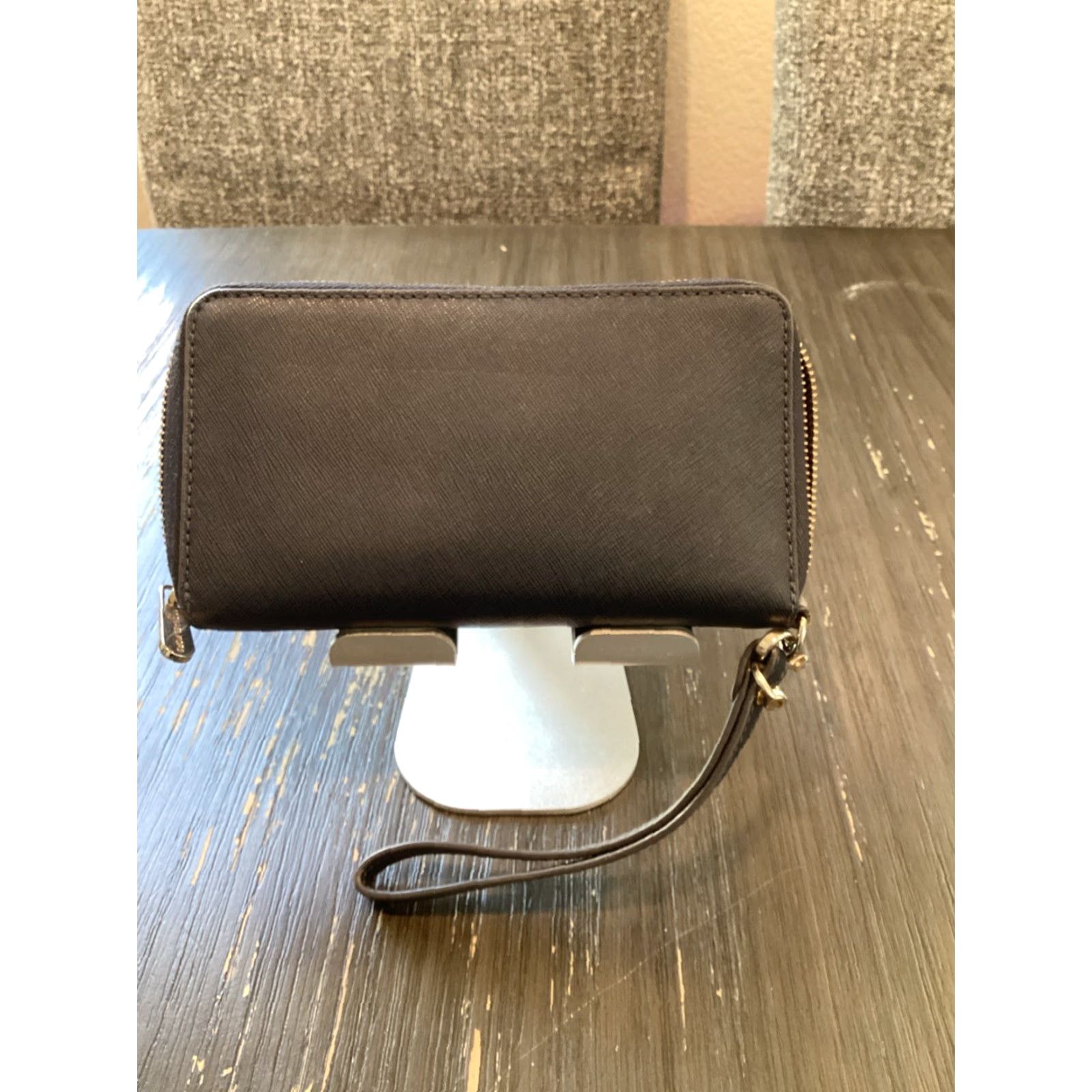 Michael Kors Michael Kors Jet Set Travel Wallet Case Zip-Around Leather Brown Signature Womens Bag/Acessory Size ONE SIZE - 2 Thumbnail