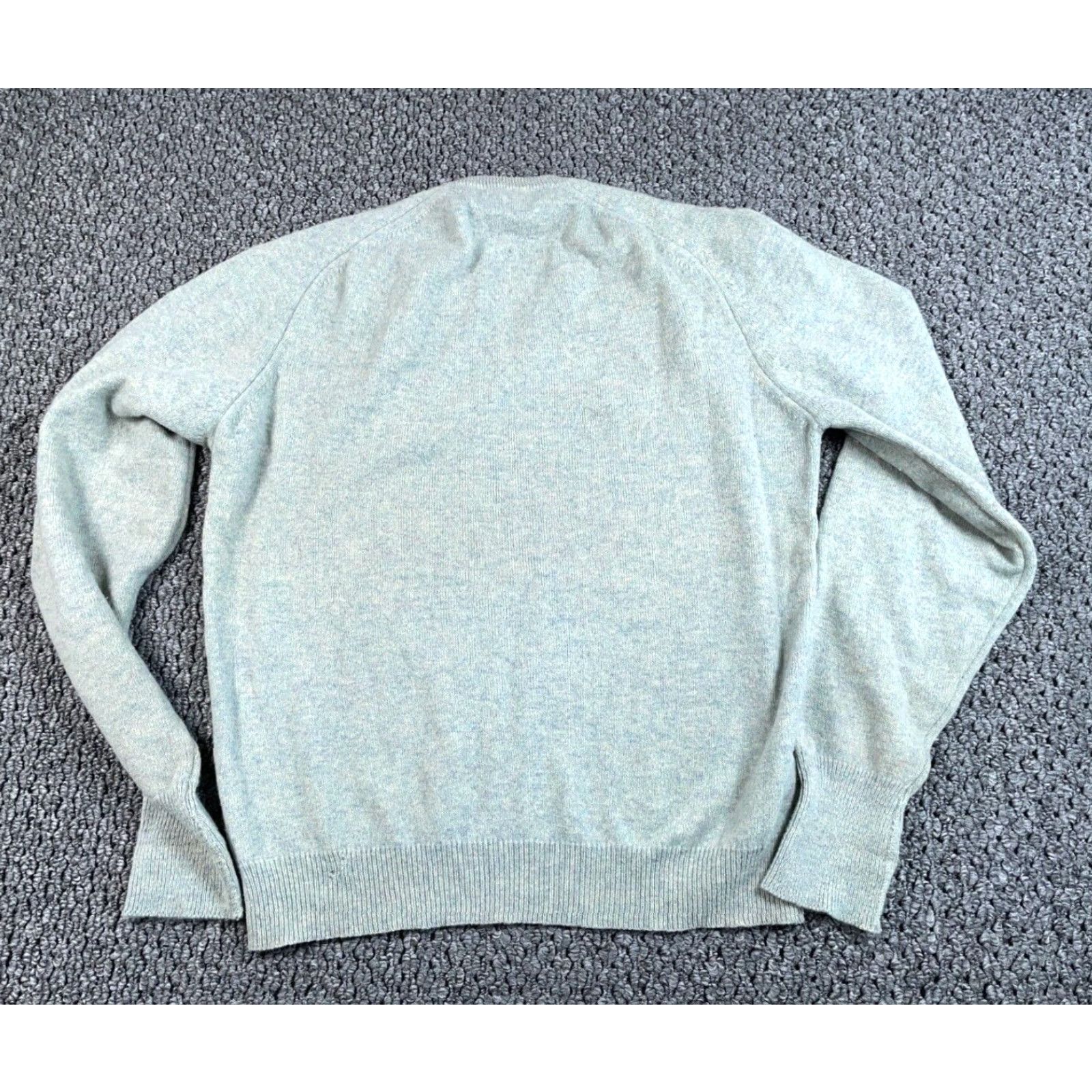 Vintage VINTAGE Lord Jeff Lambs Wool Sweater Adult XL Blue Lightweight V-Neck 80s Mens Size US XL / EU 56 / 4 - 2 Thumbnail