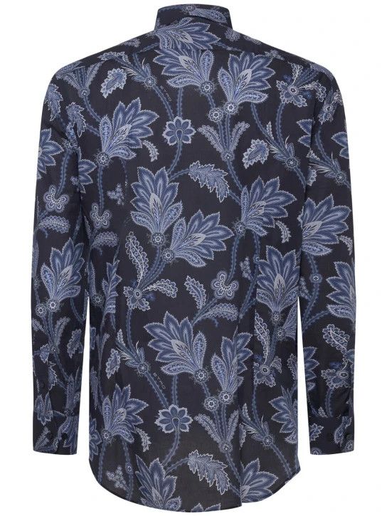 Etro o1lsvrm0425 Shirt in Navy Size US L / EU 52-54 / 3 - 4 Thumbnail