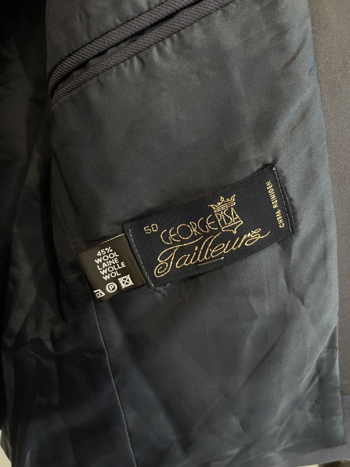 Vintage Vintage Royal Netherlands Air Force KLU Officer Mess Jacket Size 40R - 7 Thumbnail