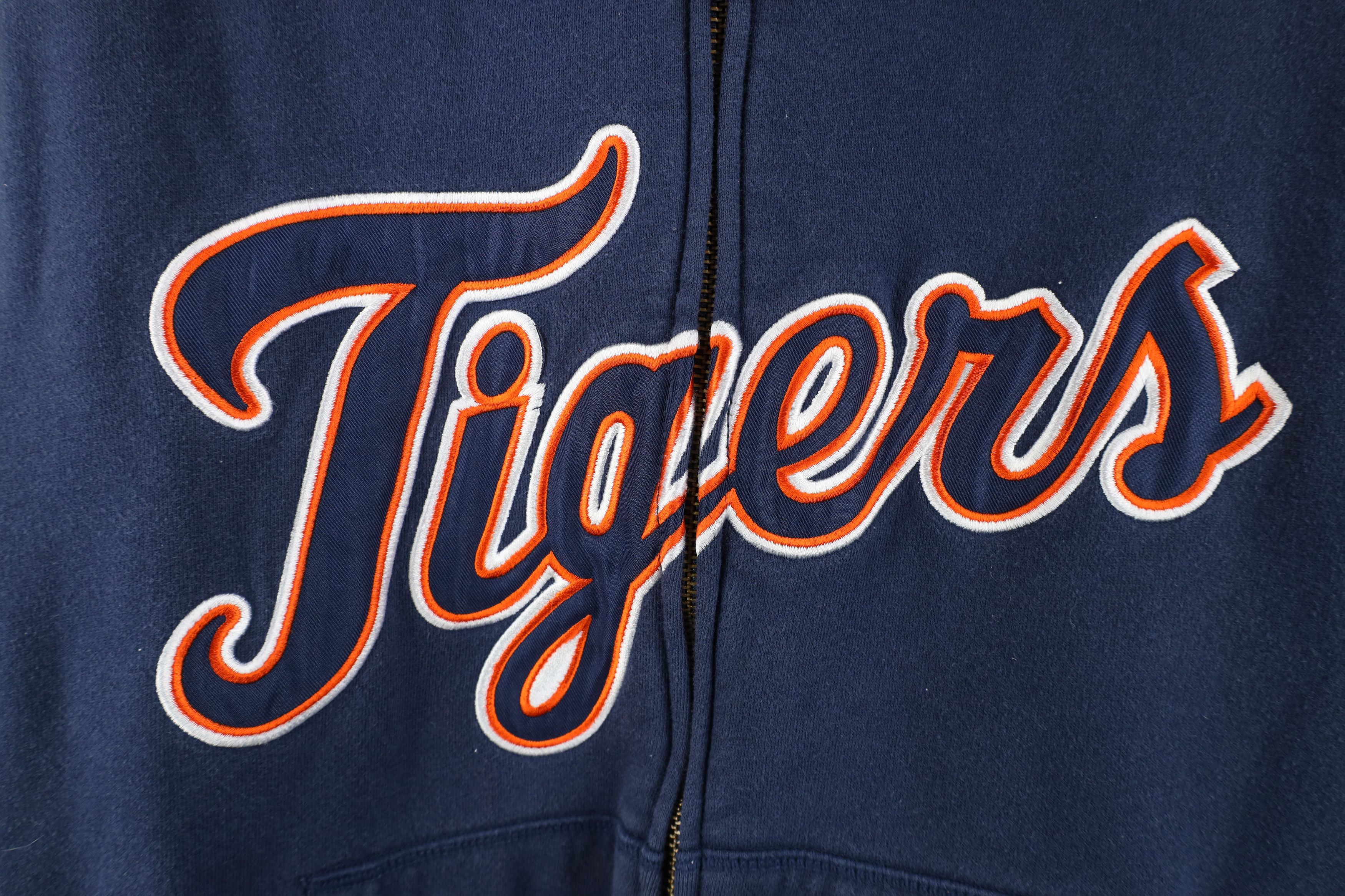 Nike Vintage Nike Scott Mini Swoosh Detroit Tiges Zip Hoodie Size US S / EU 44-46 / 1 - 5 Thumbnail