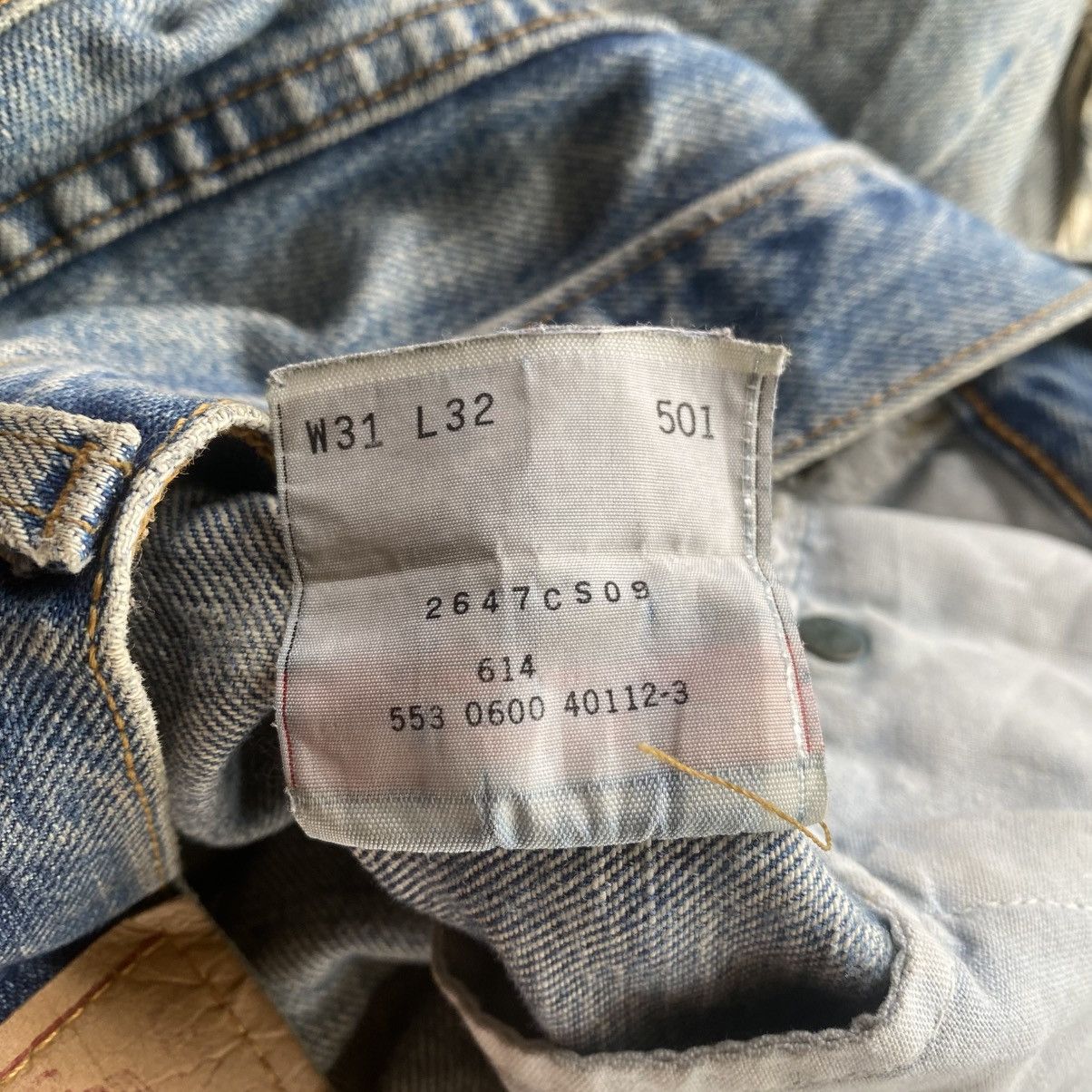 Levi's Vintage Clothing Distressed 501 Levis Denim Short Size US 30 / EU 46 - 17 Thumbnail