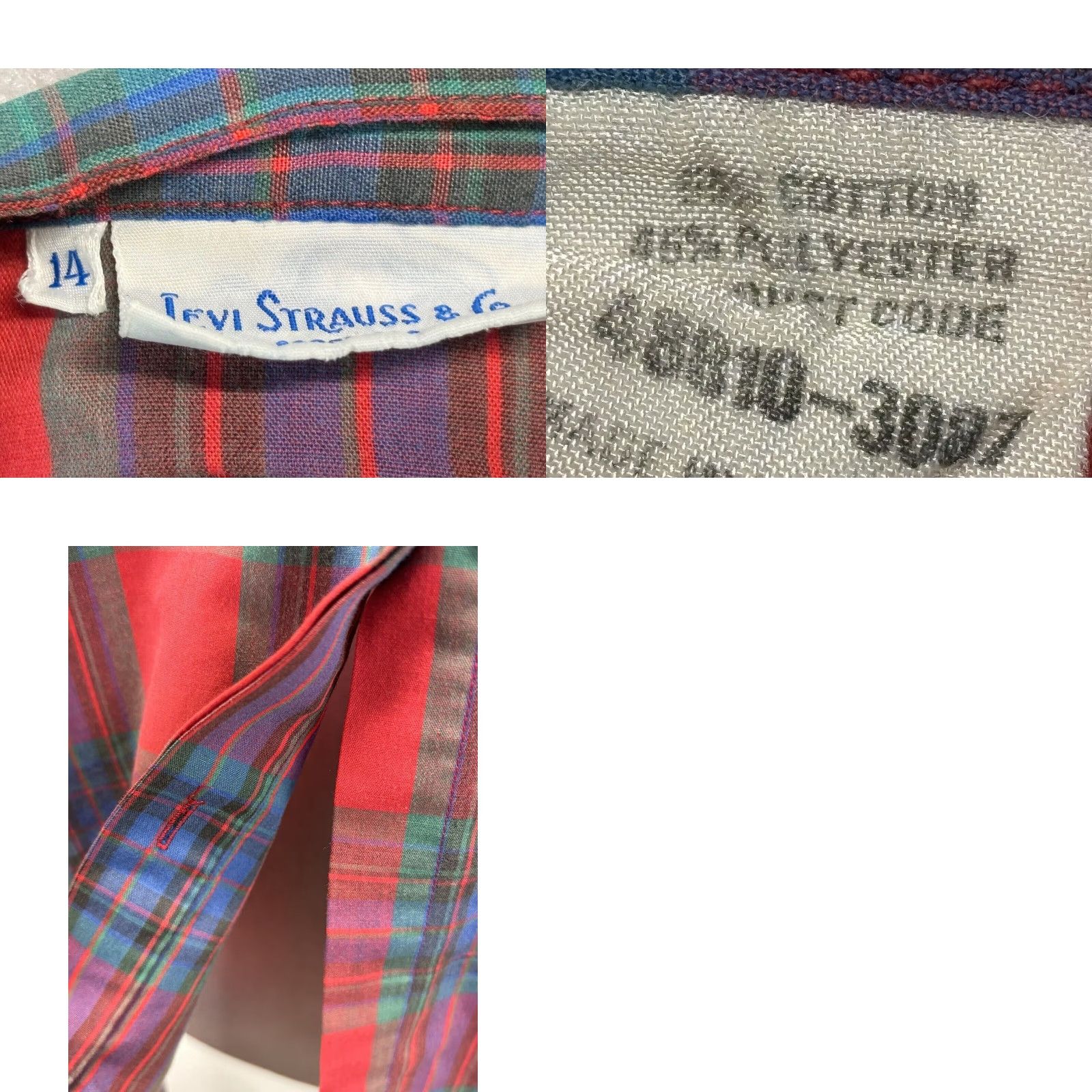 Levi's VINTAGE Levi's Plaid Western Shirt Women's Red Size 14 1970s Size XL / US 12-14 / IT 48-50 - 8 Thumbnail
