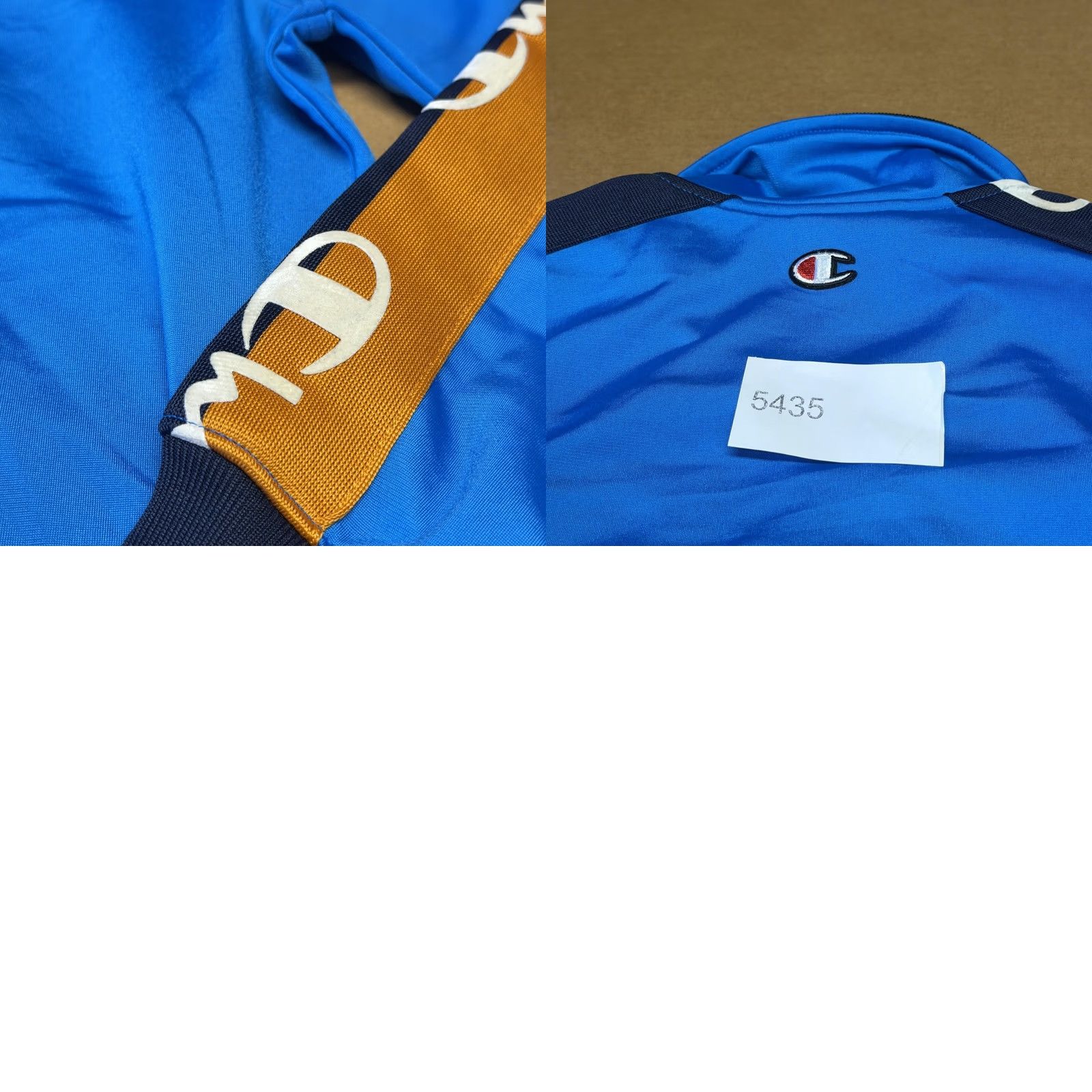 Champion Champion Jacket Mens Small Blue Colorblock Track Full Zip Logo Tape Athletic Size US S / EU 44-46 / 1 - 9 Thumbnail