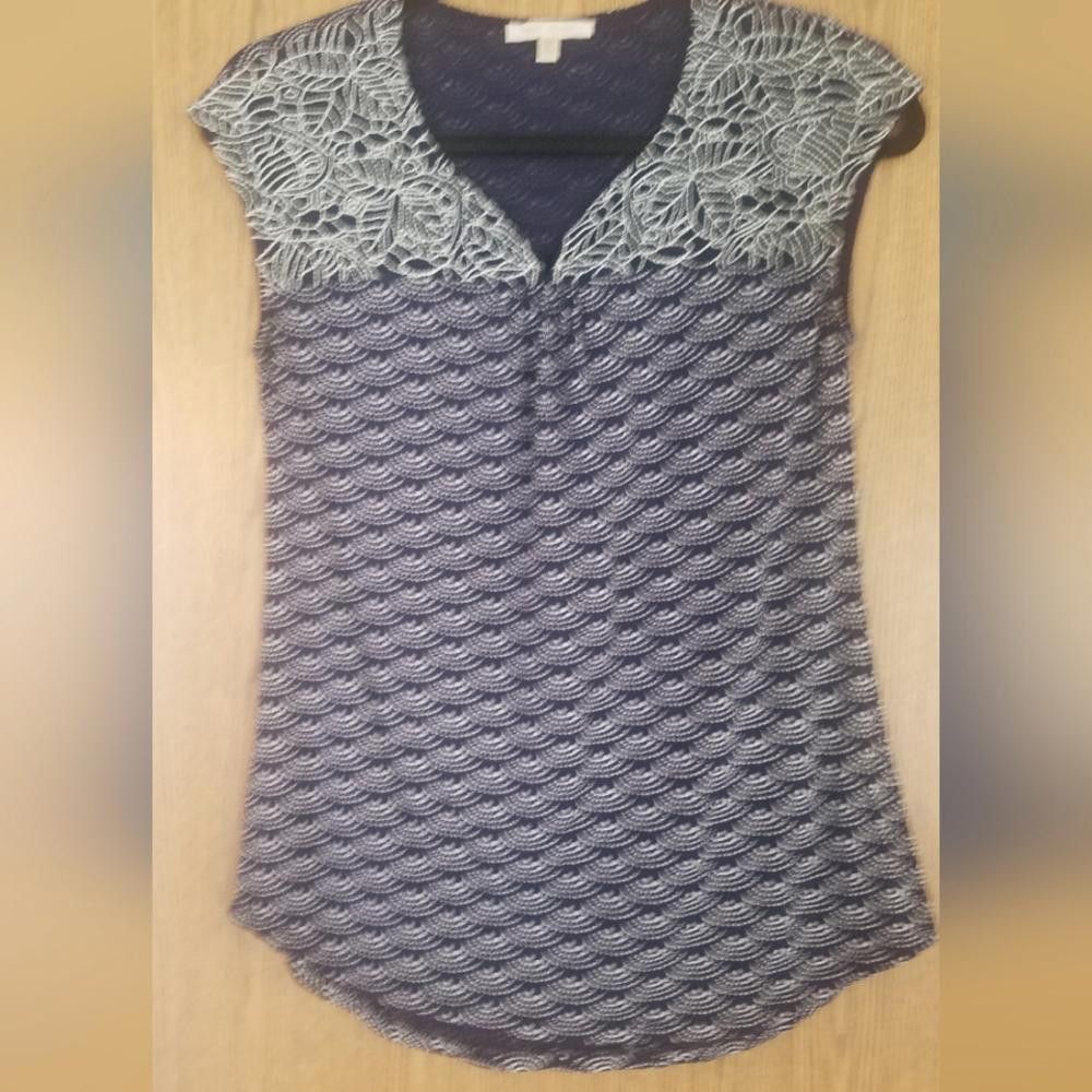 Designer Skies Are Blue Sleeveless Blouse Size XS Size XS / US 0-2 / IT 36-38 - 1 Thumbnail