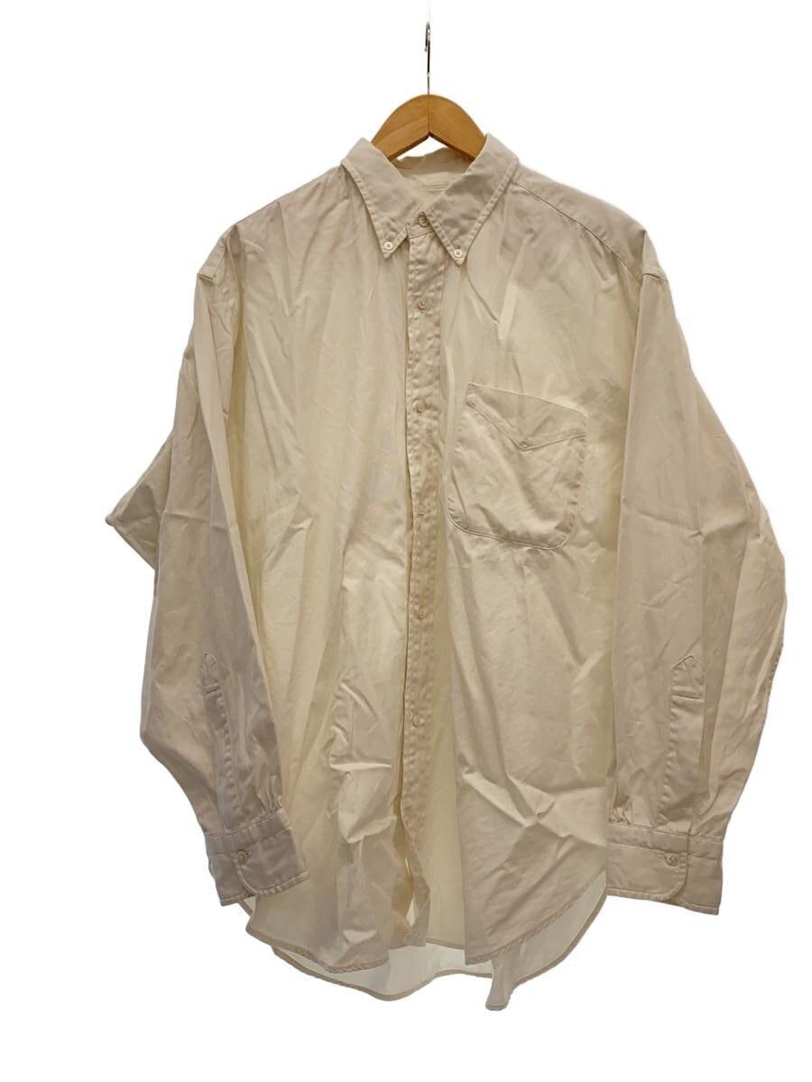 A.PRESSE White Cotton Bd Oxford Shirt Size US M / EU 48-50 / 2 - 2 Thumbnail