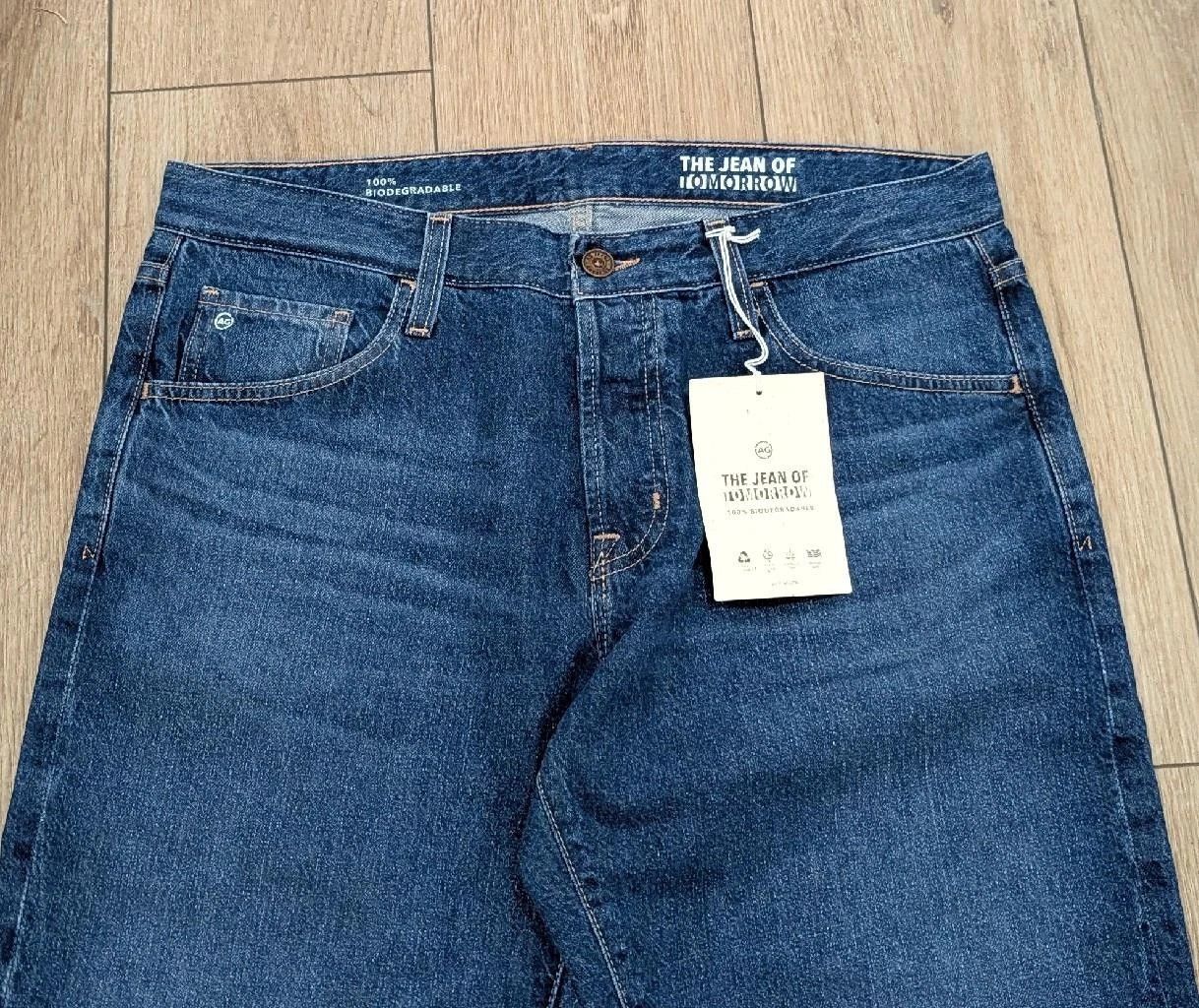 AG Adriano Goldschmied Adriano Goldschmied AG Tellis Slim Straight Jeans 40 x 34 Size US 40 / EU 56 - 2 Thumbnail