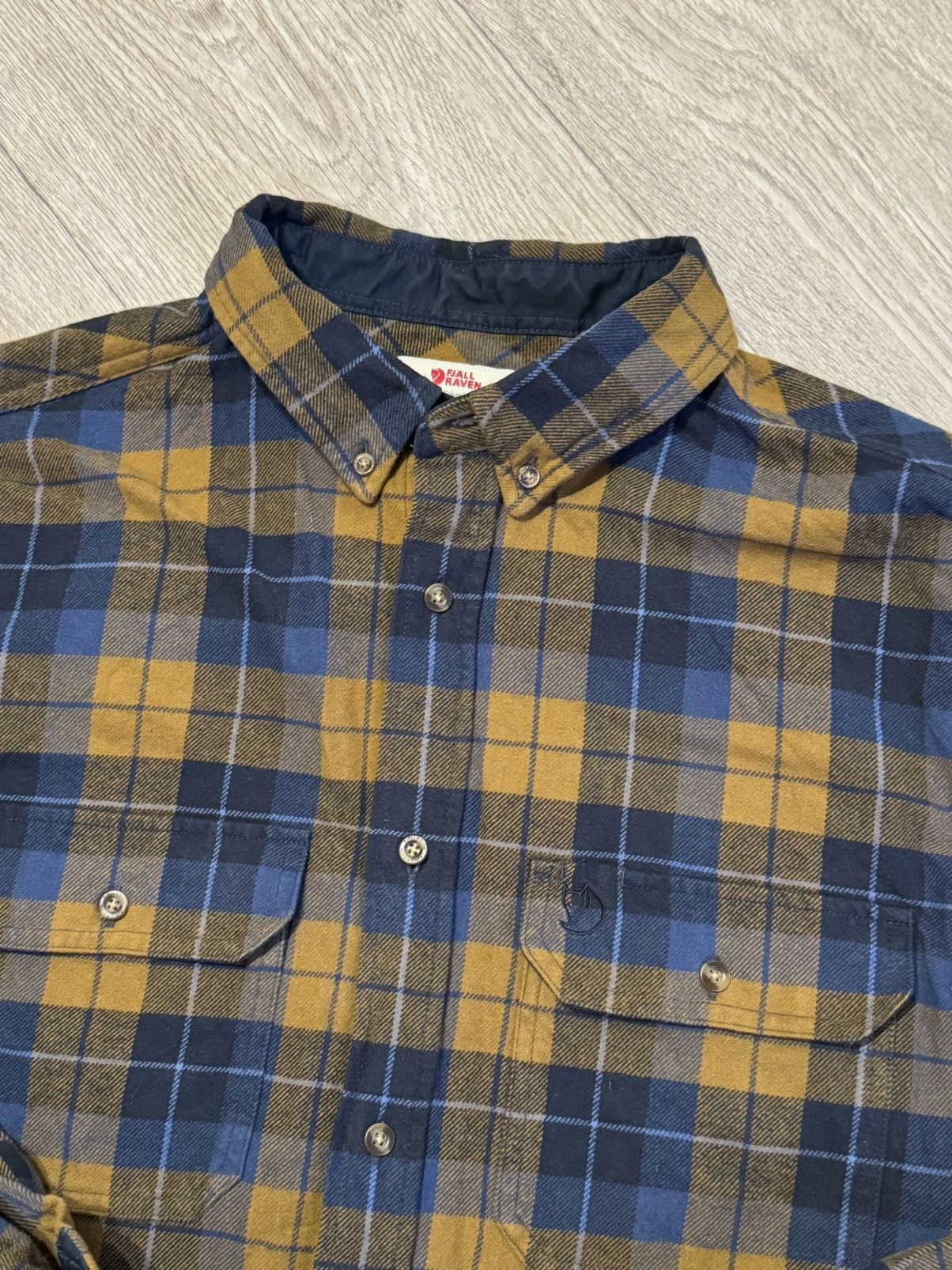 Fjallraven 🔷Vintage Fjallraven Flannel Overshirt🔷 Size US XL / EU 56 / 4 - 4 Thumbnail
