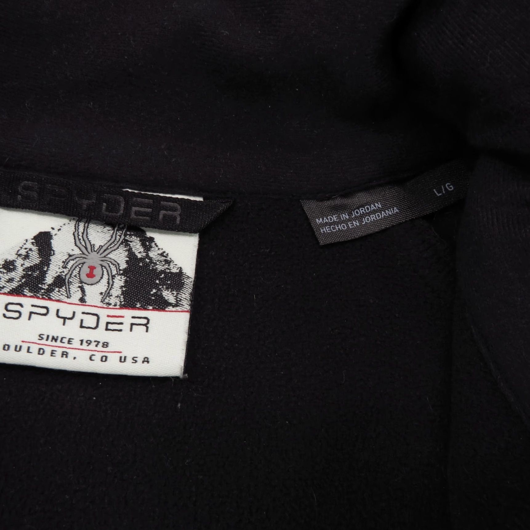 Spyder Spyder Jacket Men Large Black Core Fleece 1/2 Zip Pullover Ski Lodge Sweater Vintage Size US L / EU 52-54 / 3 - 5 Thumbnail