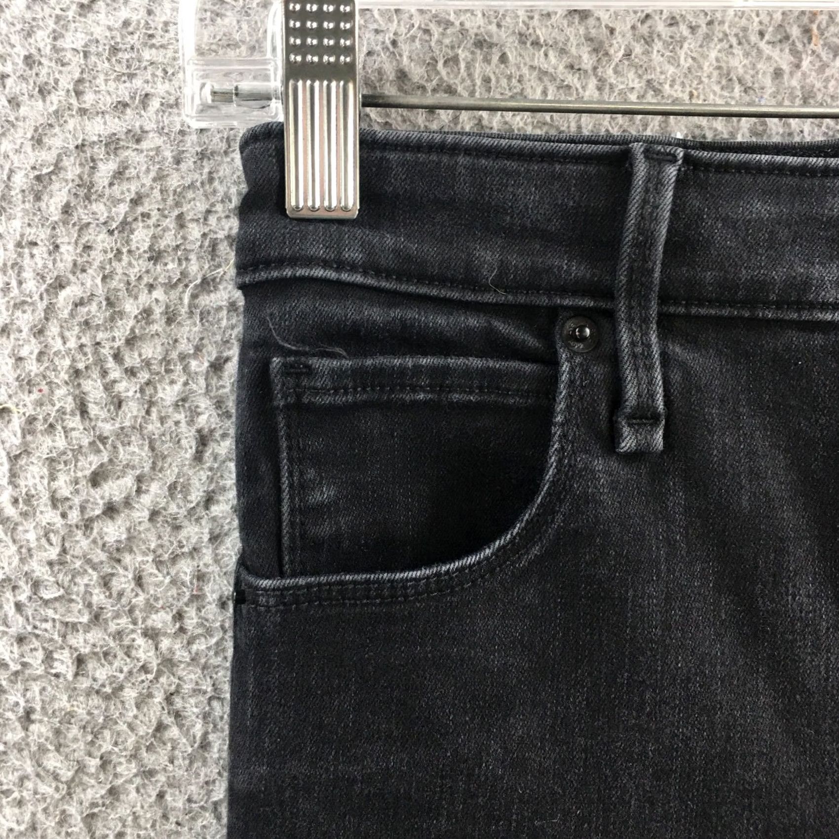 Abercrombie & Fitch Abercrombie & Fitch Skinny Jeans Womens 27 Black High Rise Denim Jeans 27 Womens Black Modern Fit 5-Pocket Denim Modern Look Size 27" / US 4 / IT 40 - 3 Thumbnail