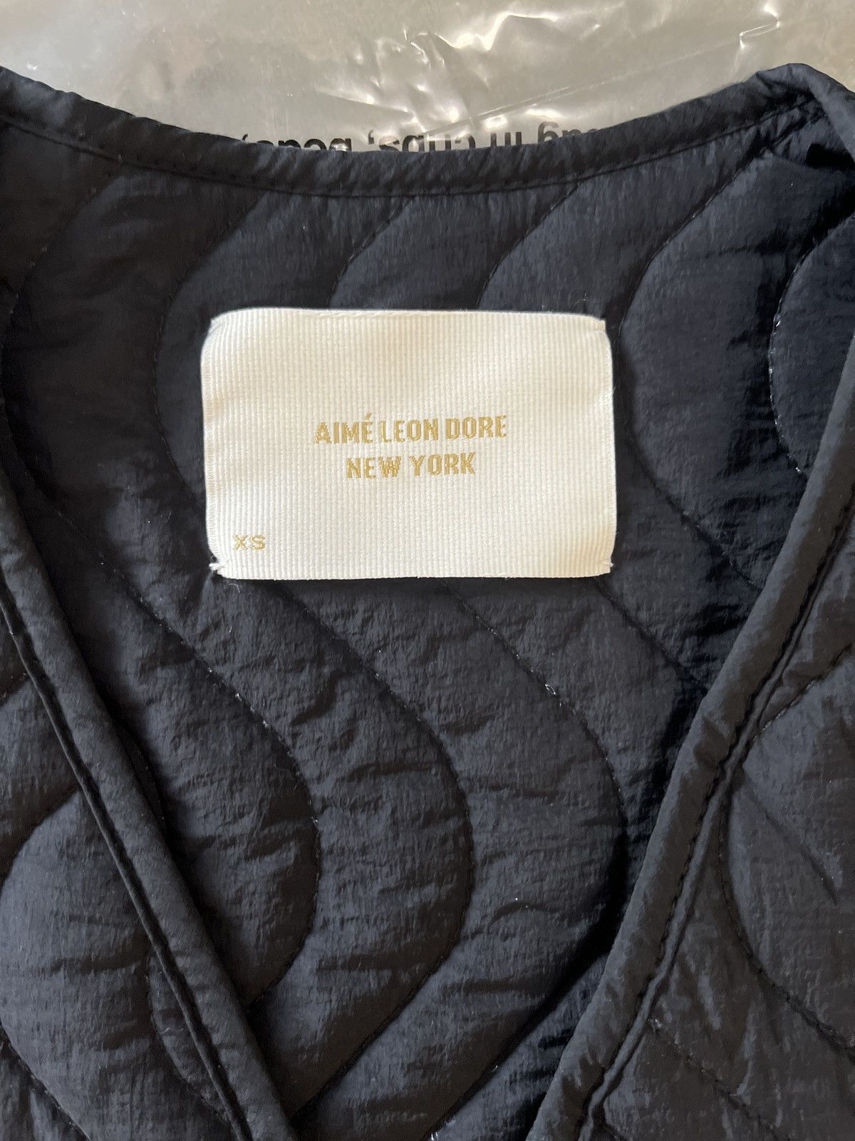 Aime Leon Dore Lightweight Filled Vest - Jet Black - XS Size US XS / EU 42 / 0 - 8 Thumbnail