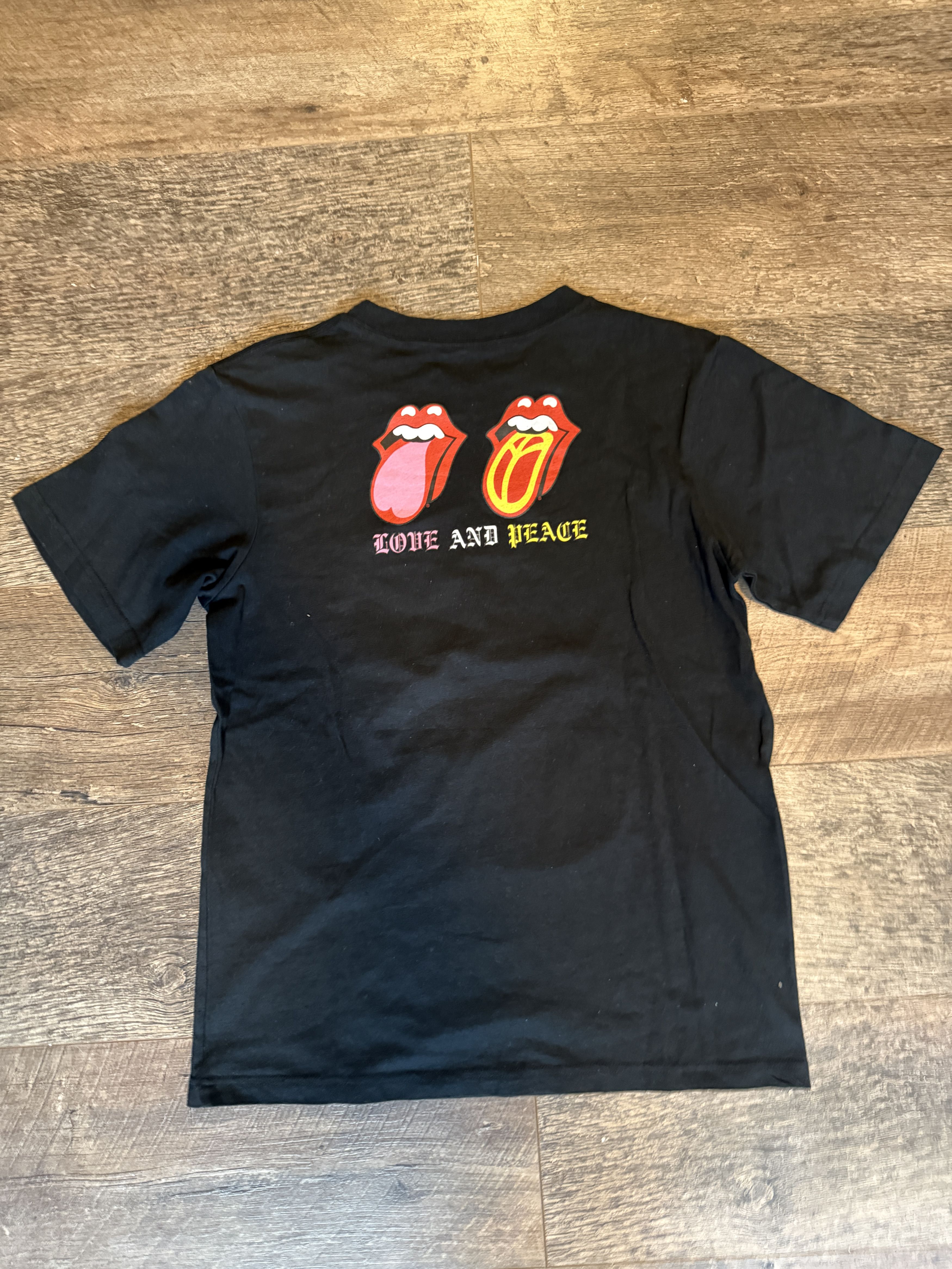 The Rolling Stones Vintage Rolling Stones Love & Peace Tshirt Size US L / EU 52-54 / 3 - 3 Thumbnail