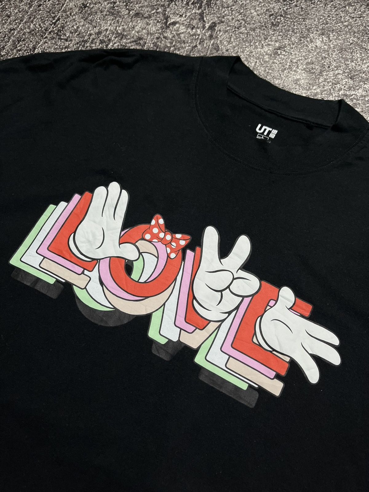 Uniqlo Uniqlo x Ambush Disney Black T-Shirts Size US XXL / EU 58 / 5 - 2 Thumbnail