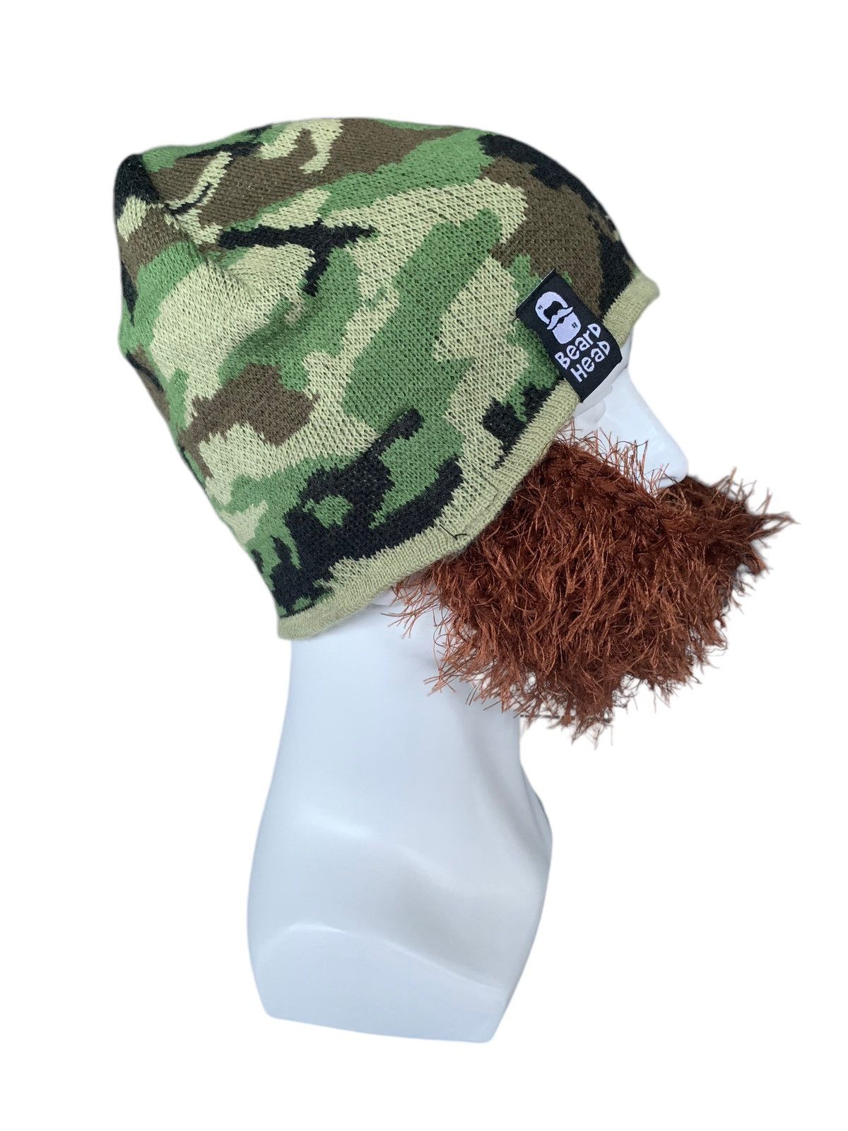 14th Addiction × Japanese Brand Beard Head Busy Duke Bearded Face Camo Beanie Hats Size ONE SIZE - 8 Thumbnail