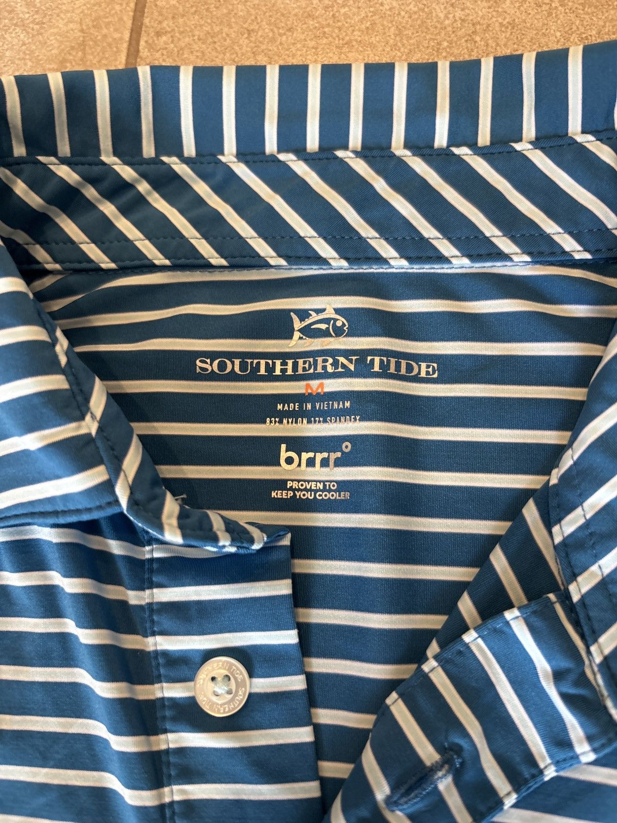 Southern Tide Southern Tide BRRR Polo Size US M / EU 48-50 / 2 - 7 Thumbnail