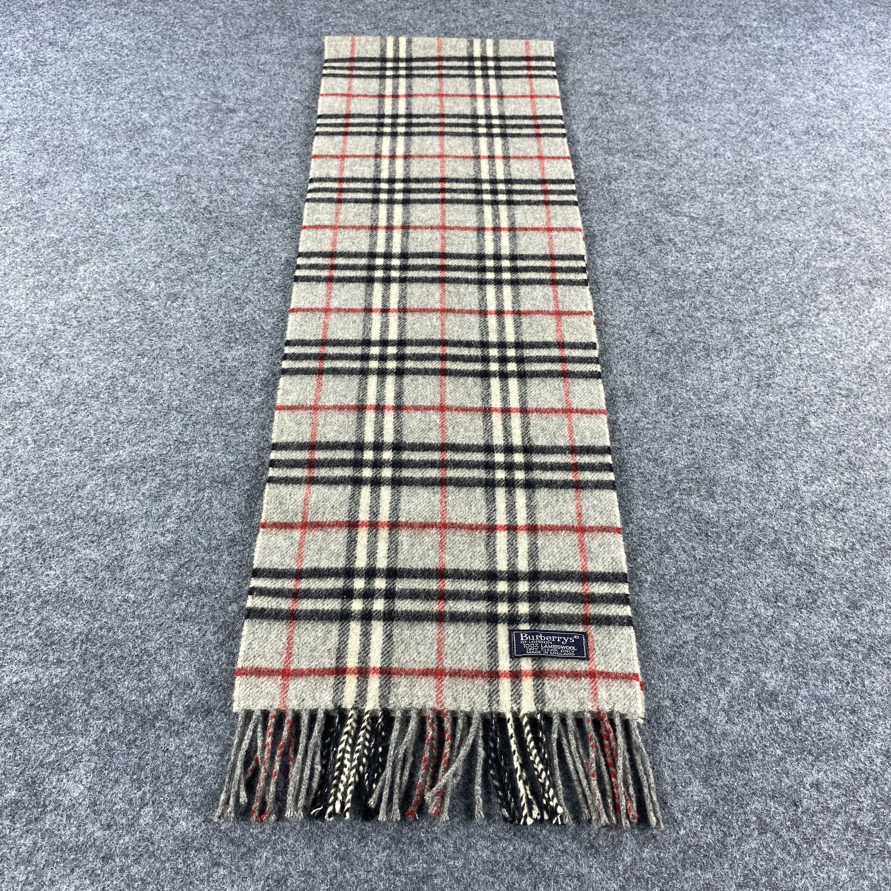 Burberry × Vintage Burberrys Scarf # Muffler # Neckwear # D525 Size ONE SIZE - 3 Thumbnail