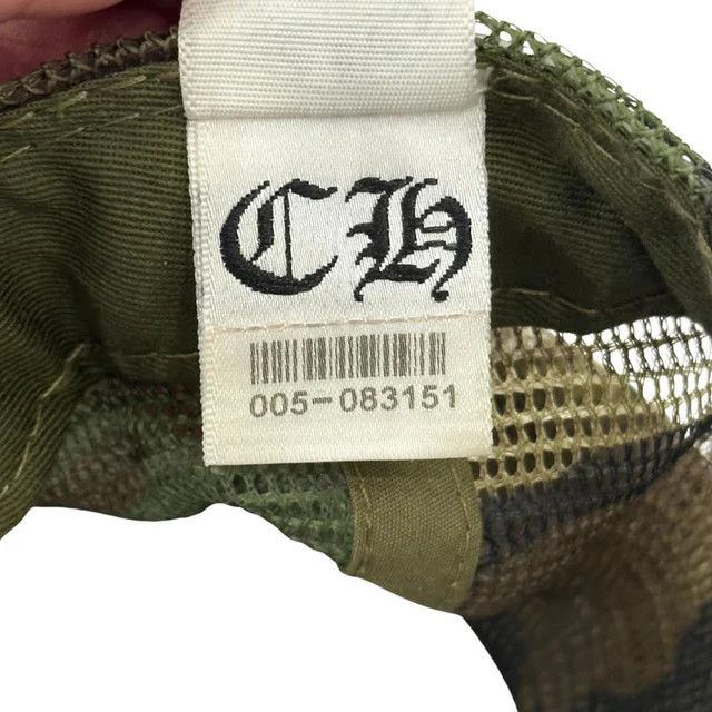 Chrome Hearts Vintage Chrome Hearts FUCK Hollywood Trucker Hat Camo Size ONE SIZE - 4 Thumbnail